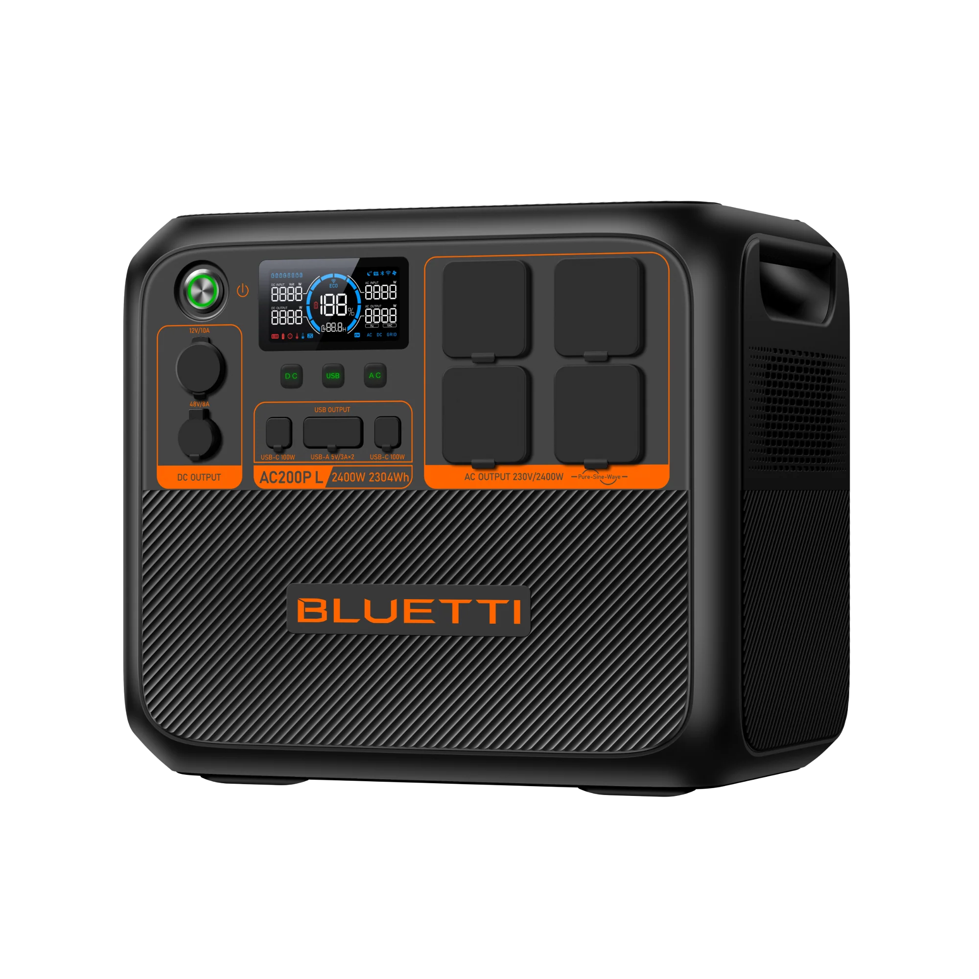 BLUETTI AC200PL Station électrique portable | 2400 W / 2304 Wh - Image 4