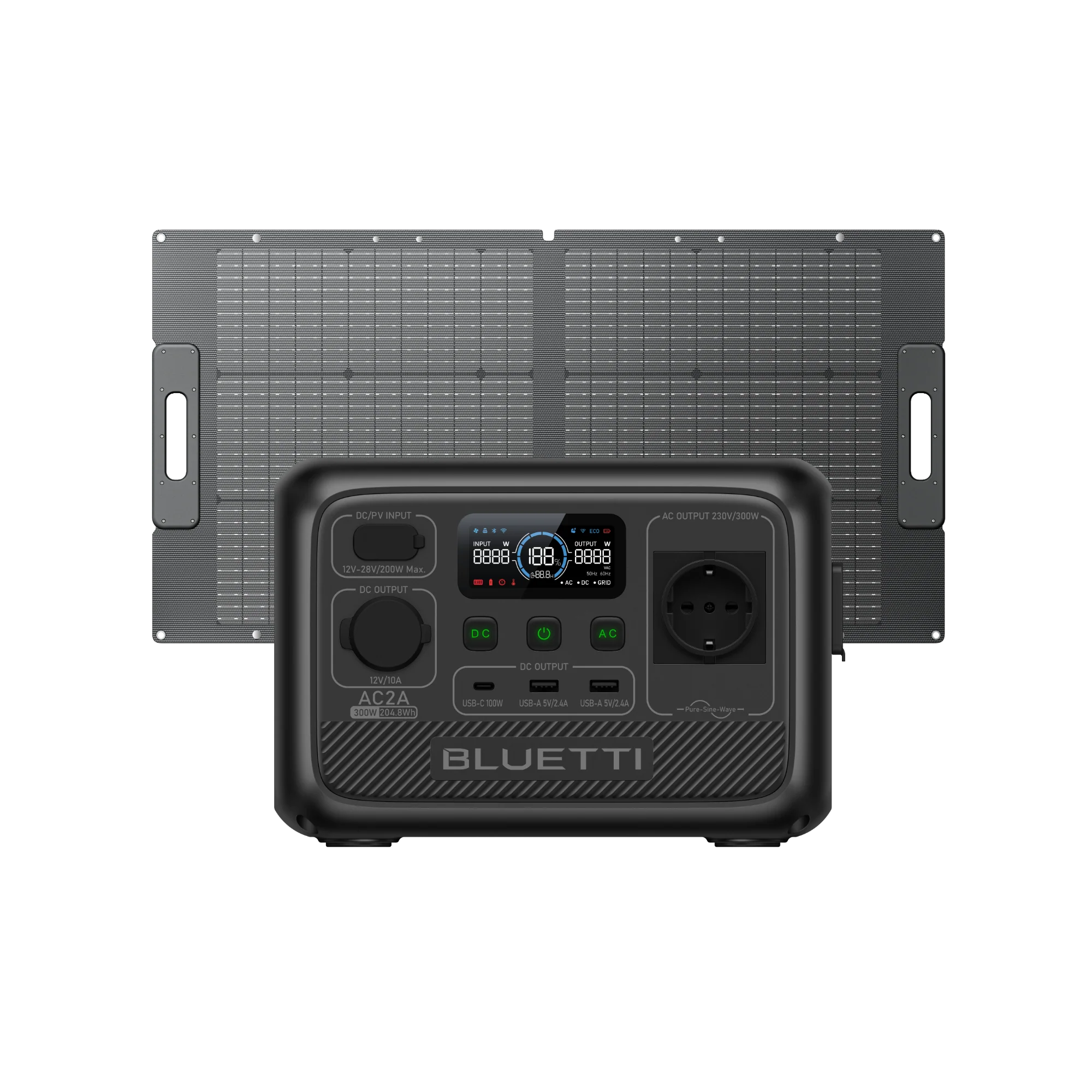 BLUETTI AC2A Station électrique portable | 300 W, 204,8 Wh - Image 9