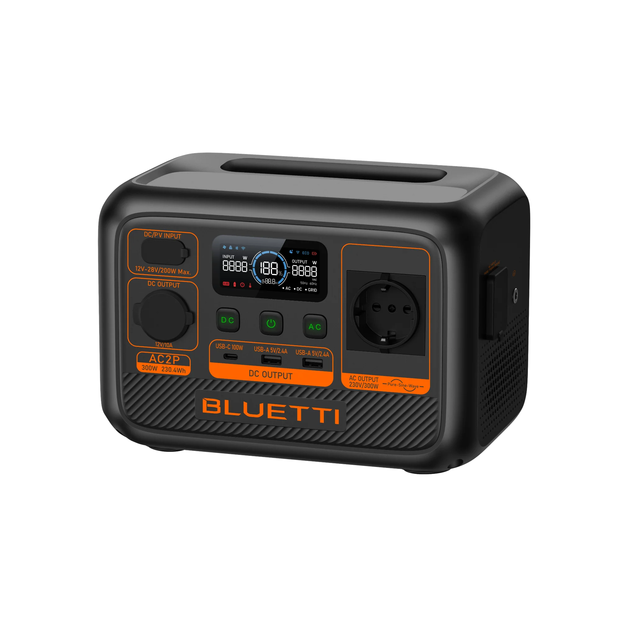 BLUETTI AC2P Station électrique portable | 300 W / 230,4 Wh - Image 4