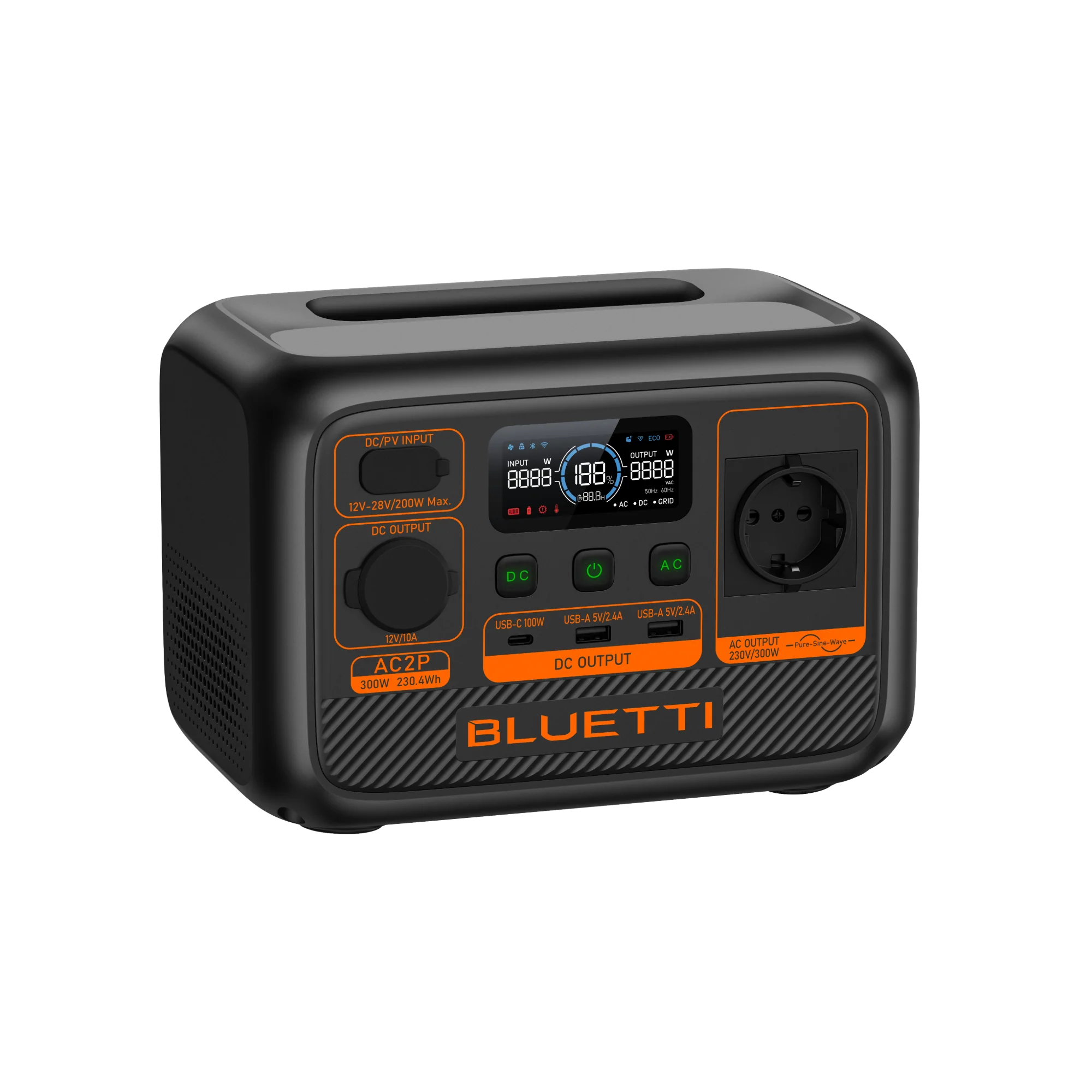 BLUETTI AC2P Station électrique portable | 300 W / 230,4 Wh - Image 5