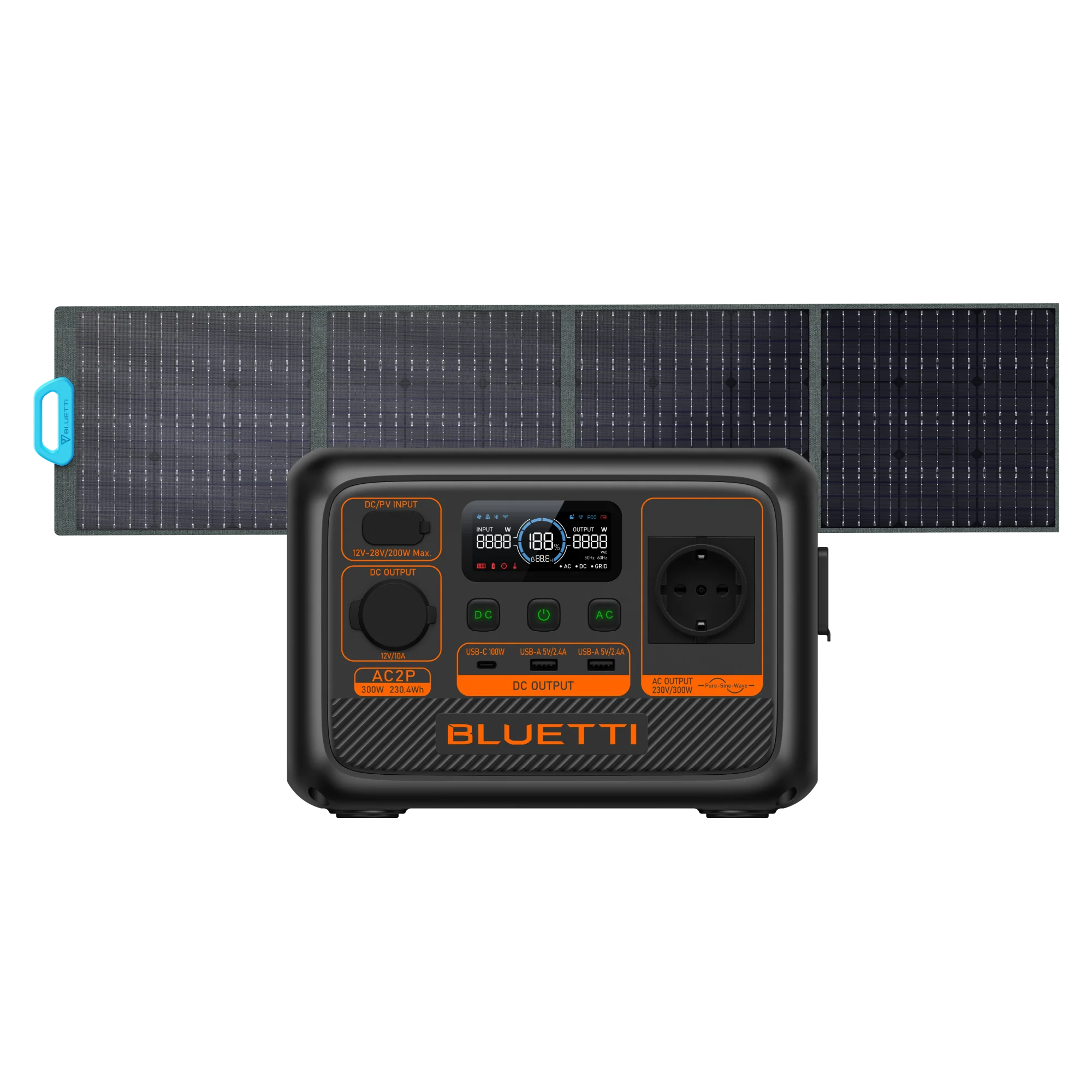 BLUETTI AC2P Station électrique portable | 300 W / 230,4 Wh - Image 8