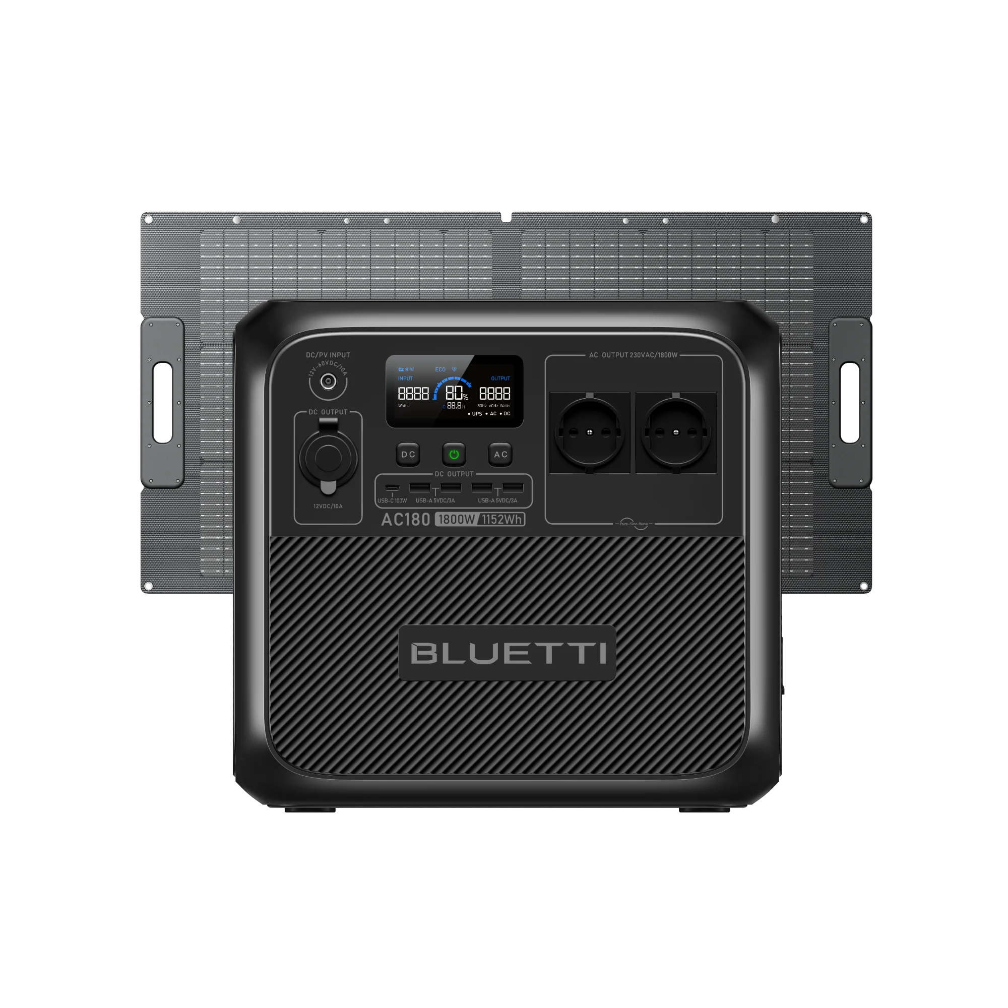BLUETTI AC180 Station électrique portable | 1 800 W, 1 152 Wh - Image 8