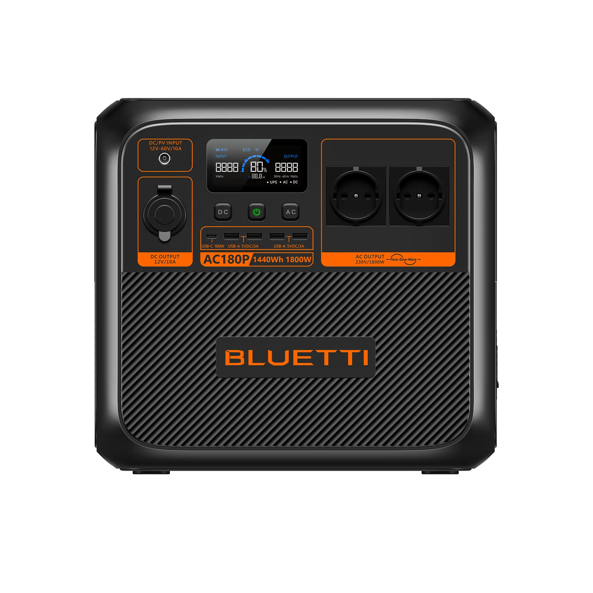 BLUETTI AC180P Station électrique portable | 1 800 W / 1 440 Wh - Image 3
