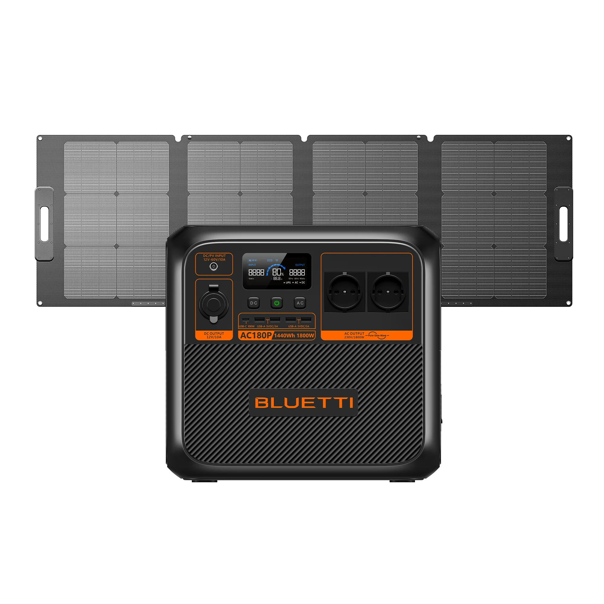 BLUETTI AC180P Station électrique portable | 1 800 W / 1 440 Wh - Image 4