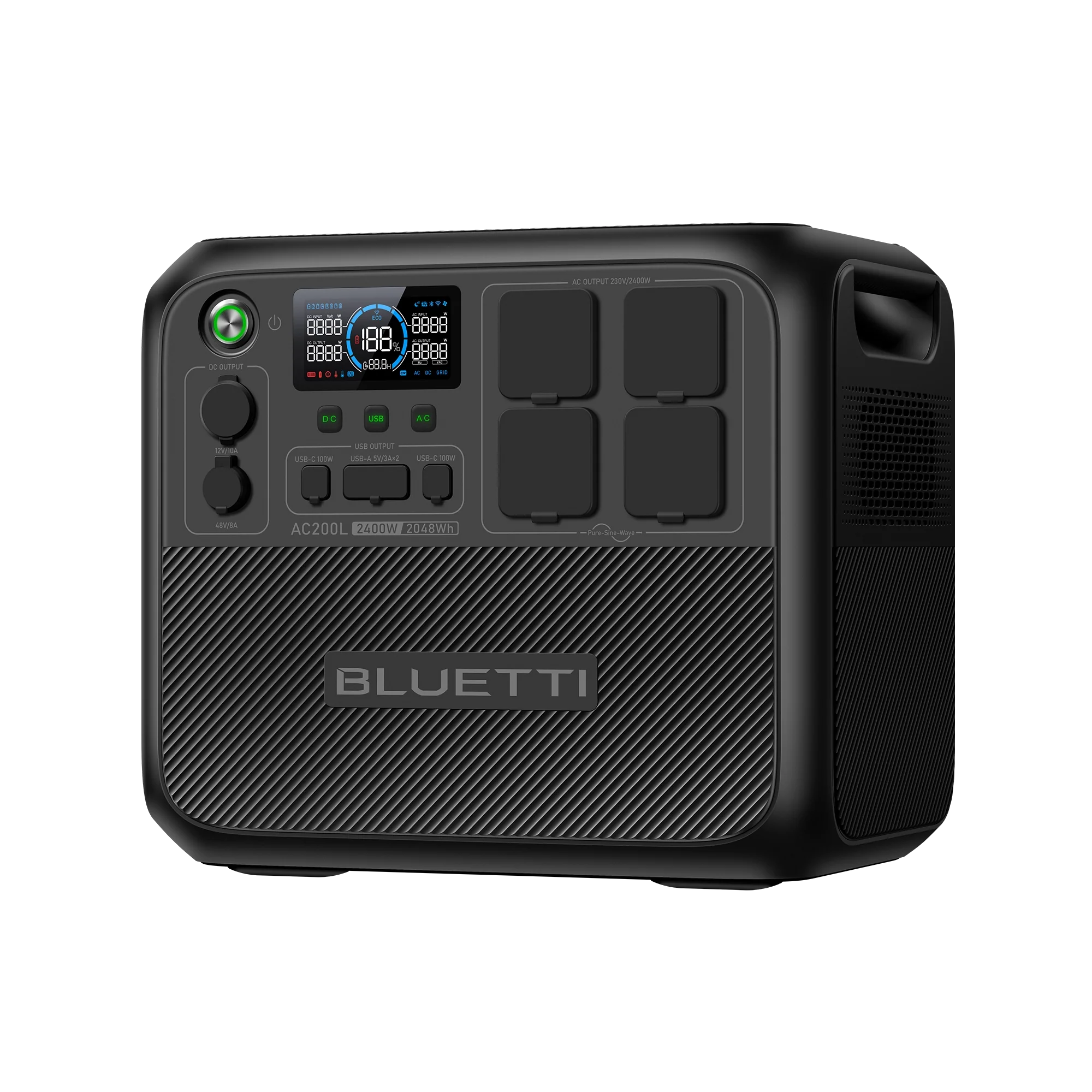 BLUETTI AC200L Station électrique portable | 2400 W / 2048 Wh（Amz） - Image 6
