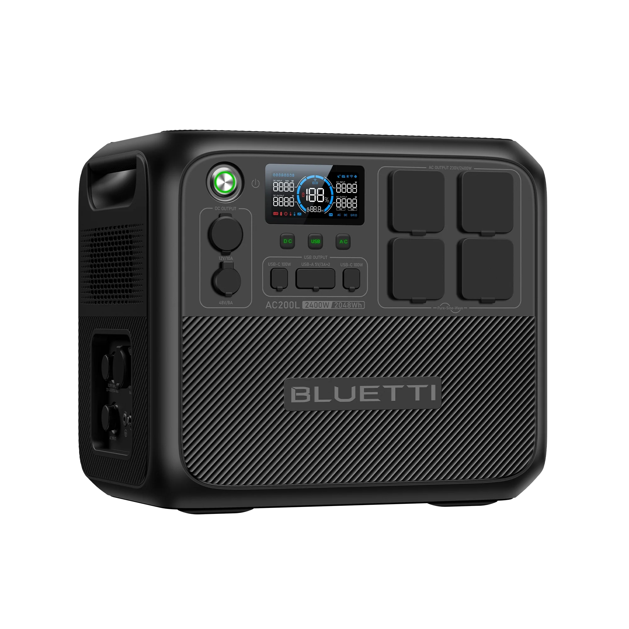 BLUETTI AC200L Station électrique portable | 2400 W / 2048 Wh（Amz） - Image 7