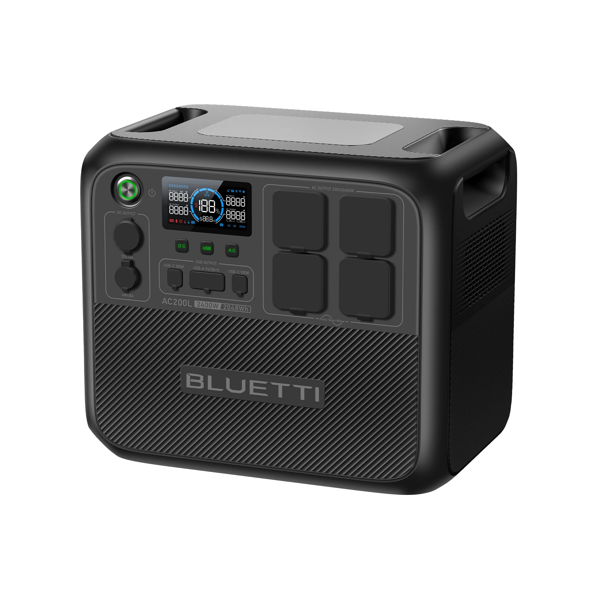 BLUETTI AC200L Station électrique portable | 2400 W / 2048 Wh（Amz） - Image 8