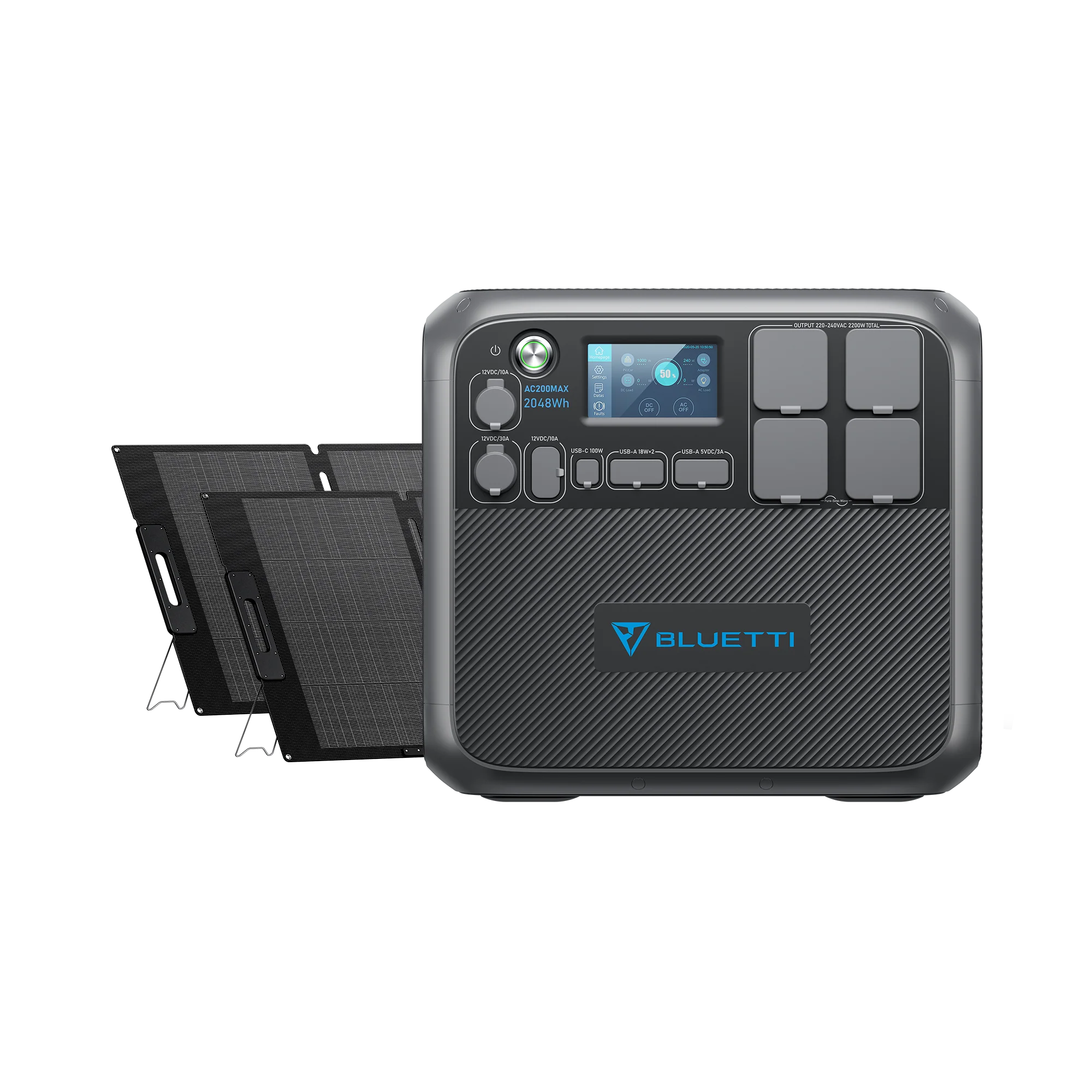 BLUETTI AC200MAX + MP200 Groupe électrogène solaire - Image 2