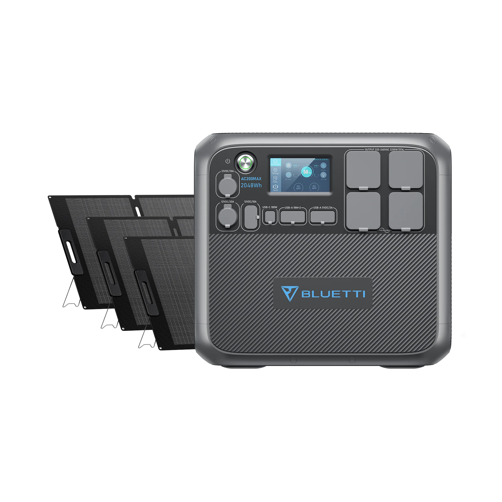 BLUETTI AC200MAX + MP200 Groupe électrogène solaire - Image 3