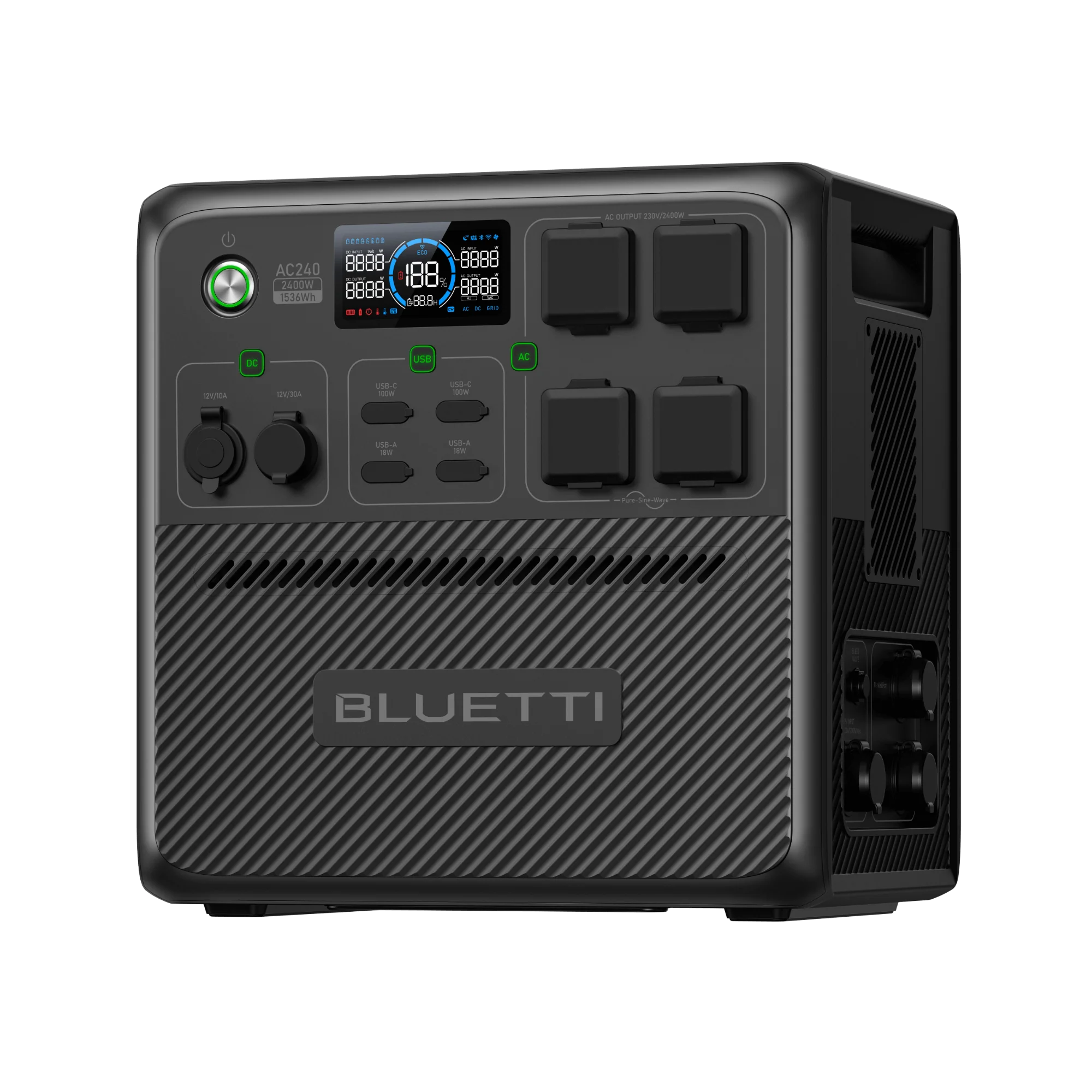 BLUETTI AC240 Station électrique portable | 2 400 W / 1 536 Wh - Image 3