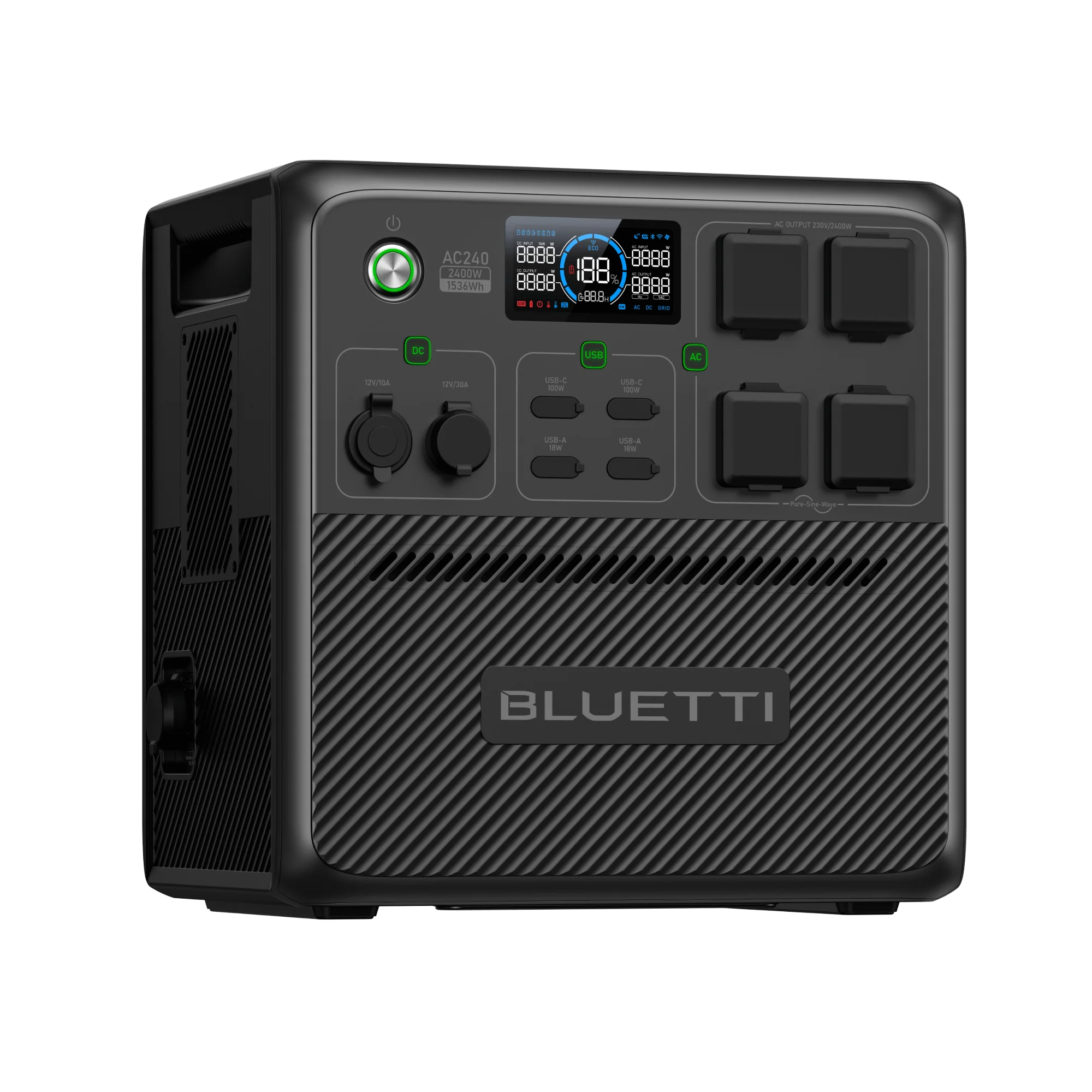 BLUETTI AC240 Station électrique portable | 2 400 W / 1 536 Wh - Image 4
