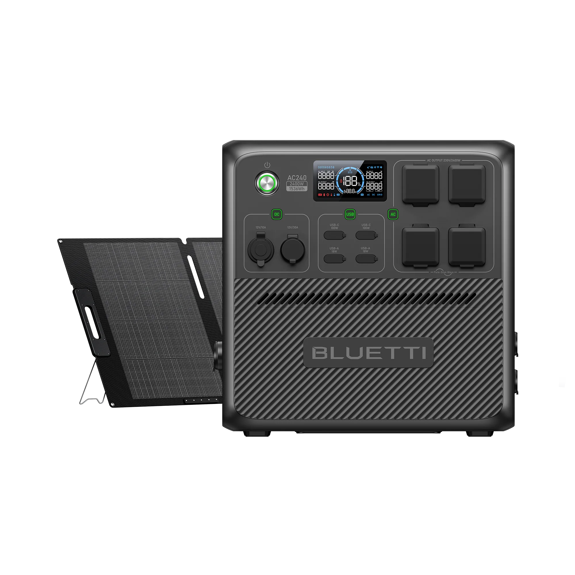 BLUETTI AC240 Station électrique portable | 2 400 W / 1 536 Wh - Image 9