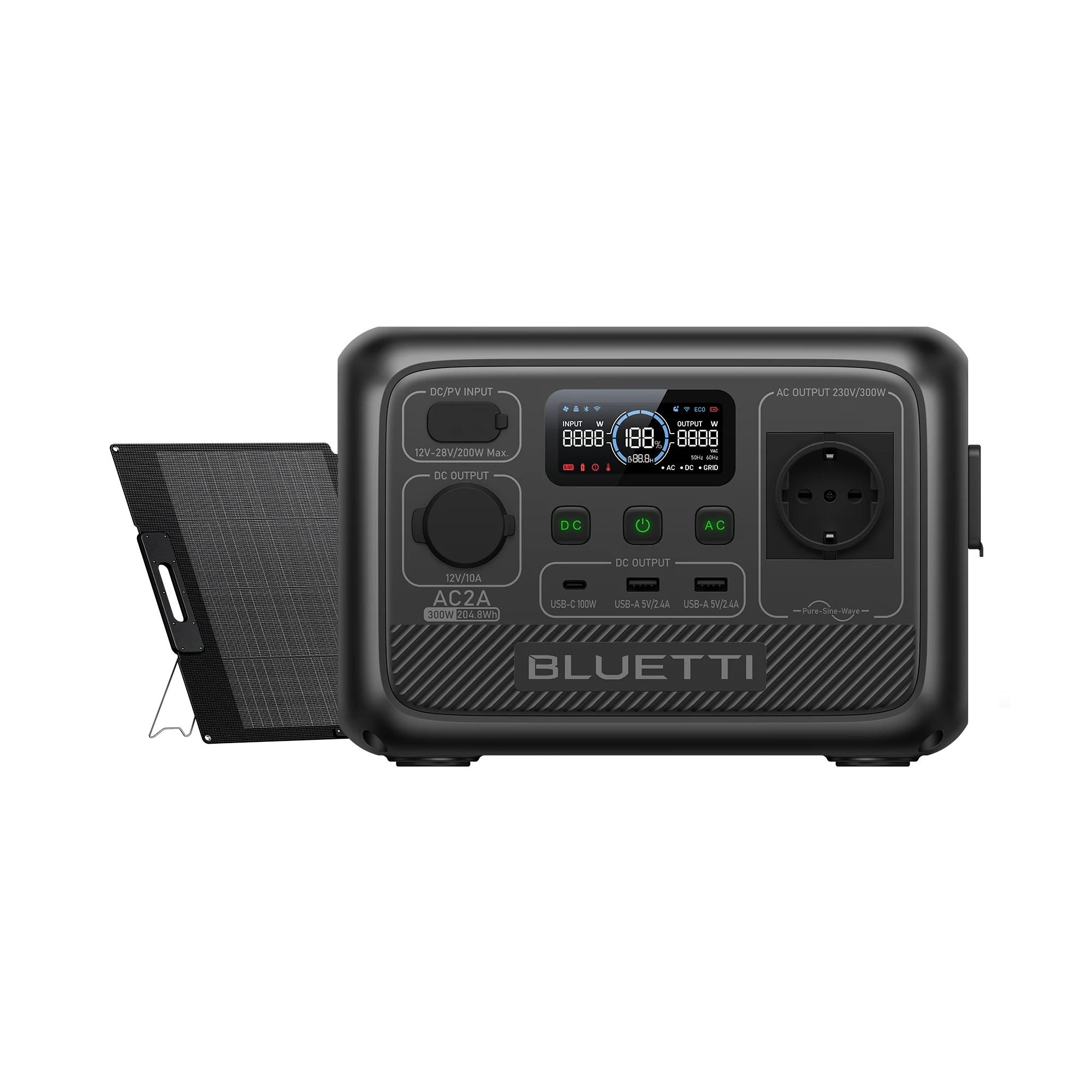 BLUETTI AC2A Station électrique portable | 300 W, 204,8 Wh - Image 12