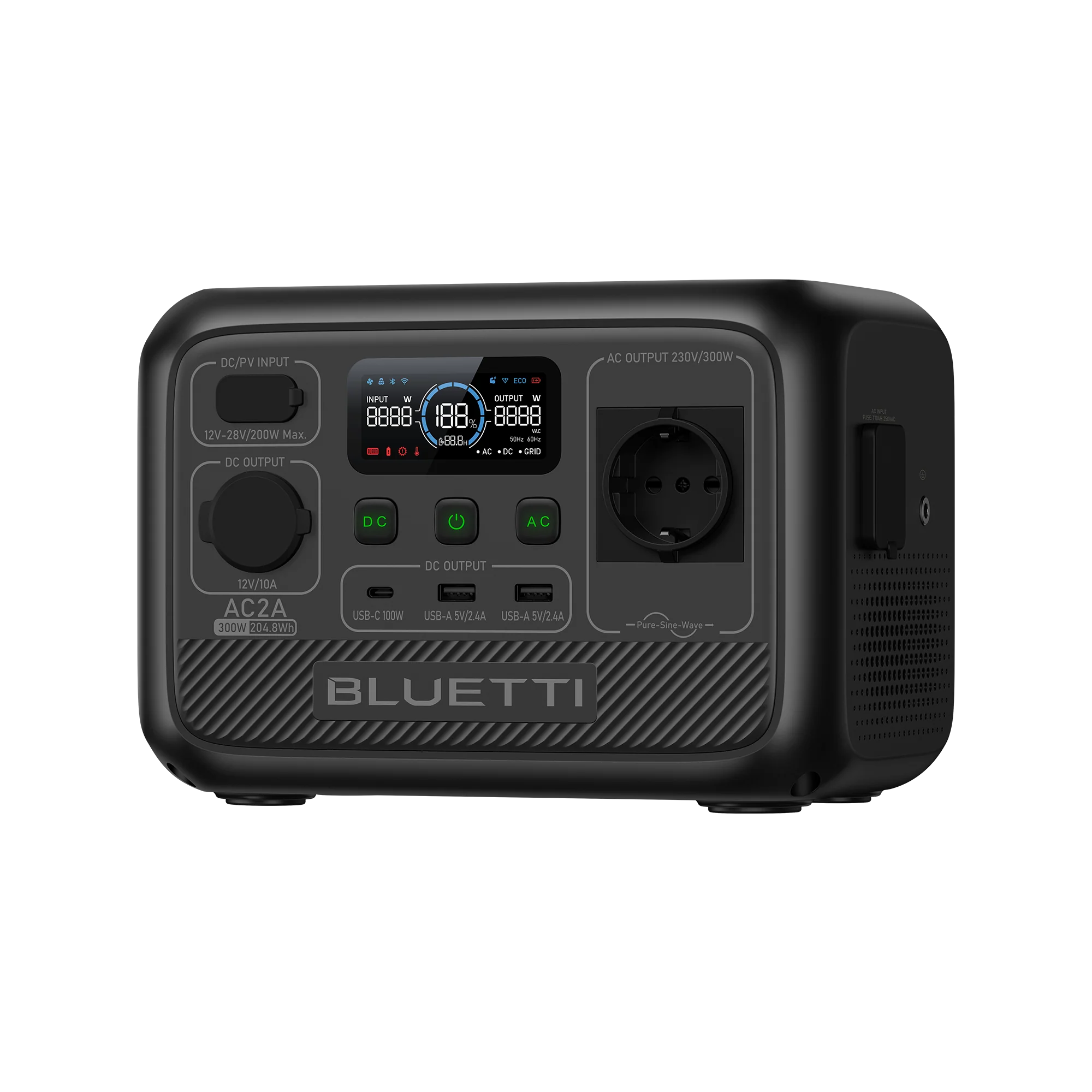 BLUETTI AC2A Station électrique portable | 300 W, 204,8 Wh - Image 6