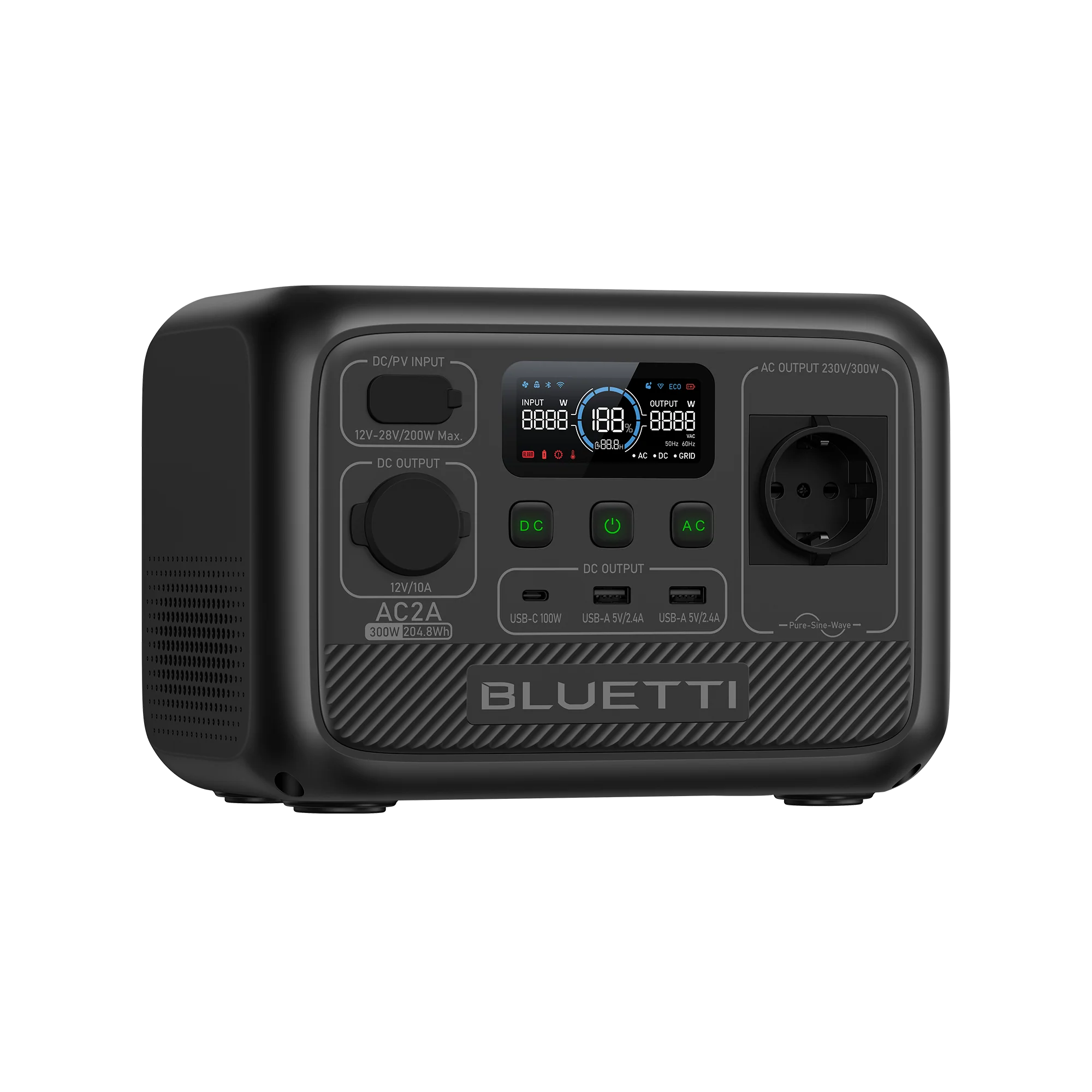 BLUETTI AC2A Station électrique portable | 300 W, 204,8 Wh - Image 7