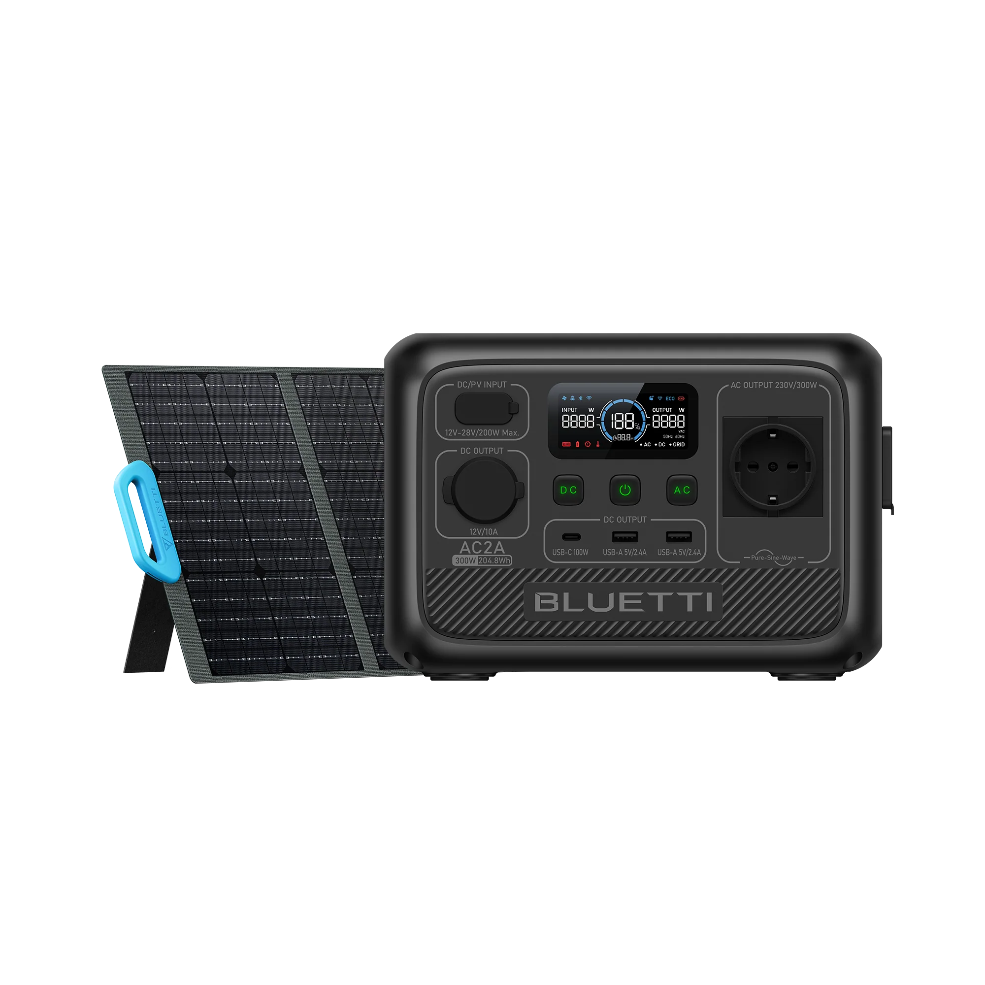 BLUETTI AC2A Station électrique portable | 300 W, 204,8 Wh - Image 10