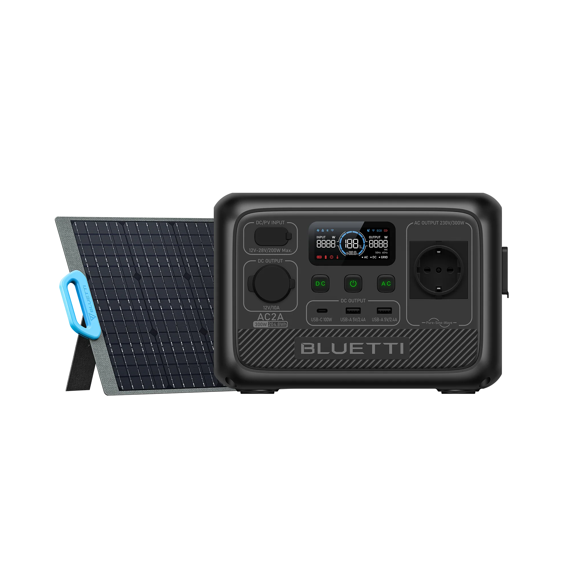 BLUETTI AC2A Station électrique portable | 300 W, 204,8 Wh - Image 11