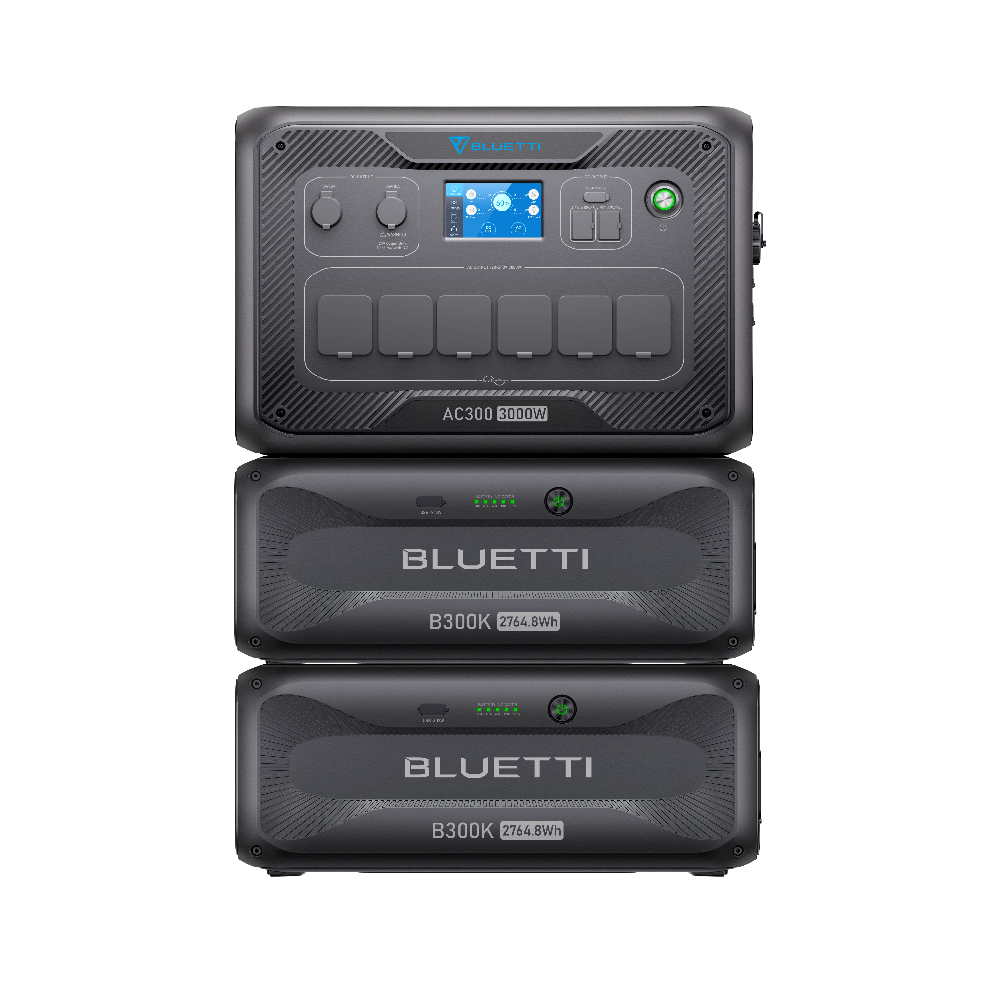 BLUETTI AC300 + B300K Batterie de secours domestique | 3 000 W, 2 764,8 Wh - Image 4