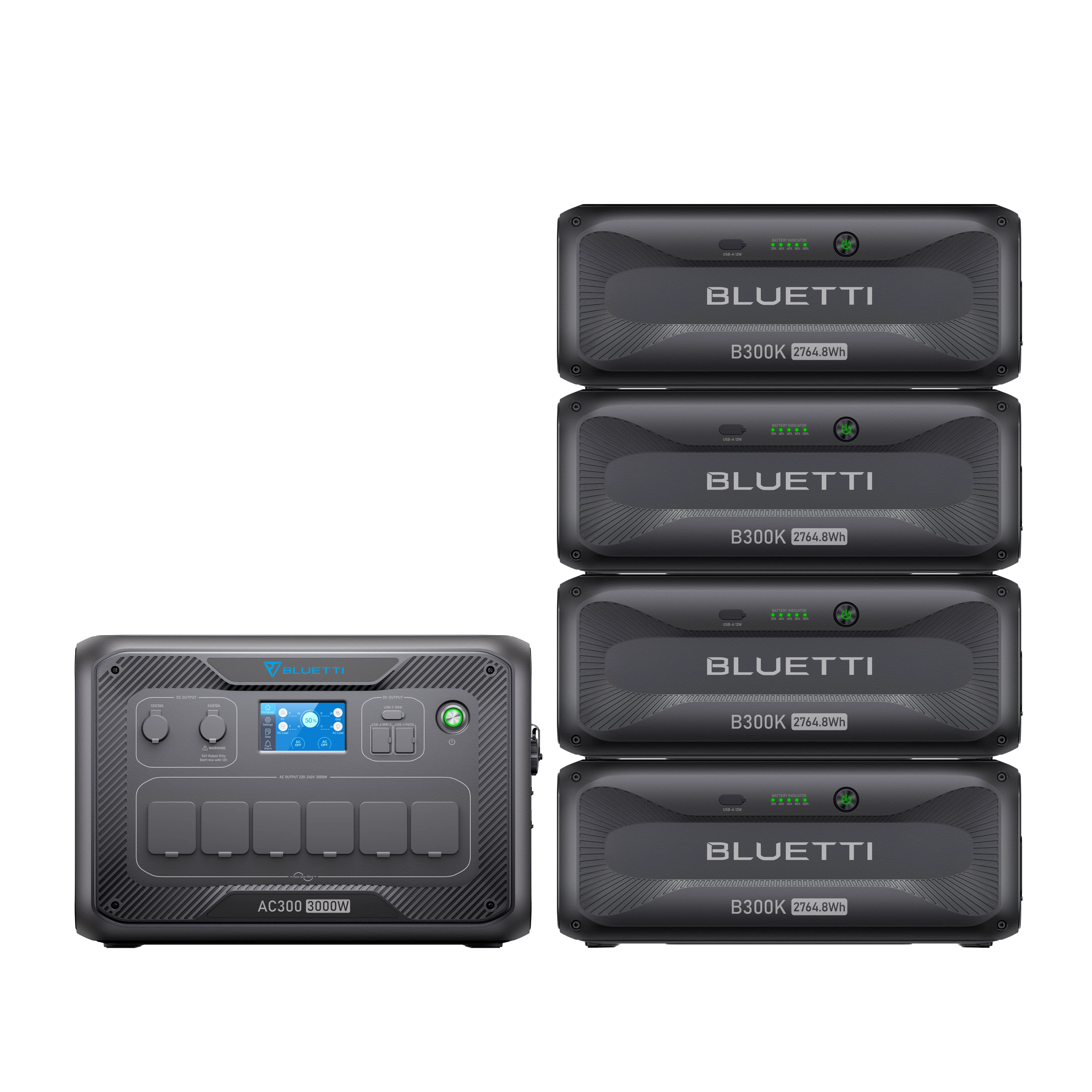 BLUETTI AC300 + B300K Batterie de secours domestique | 3 000 W, 2 764,8 Wh - Image 8