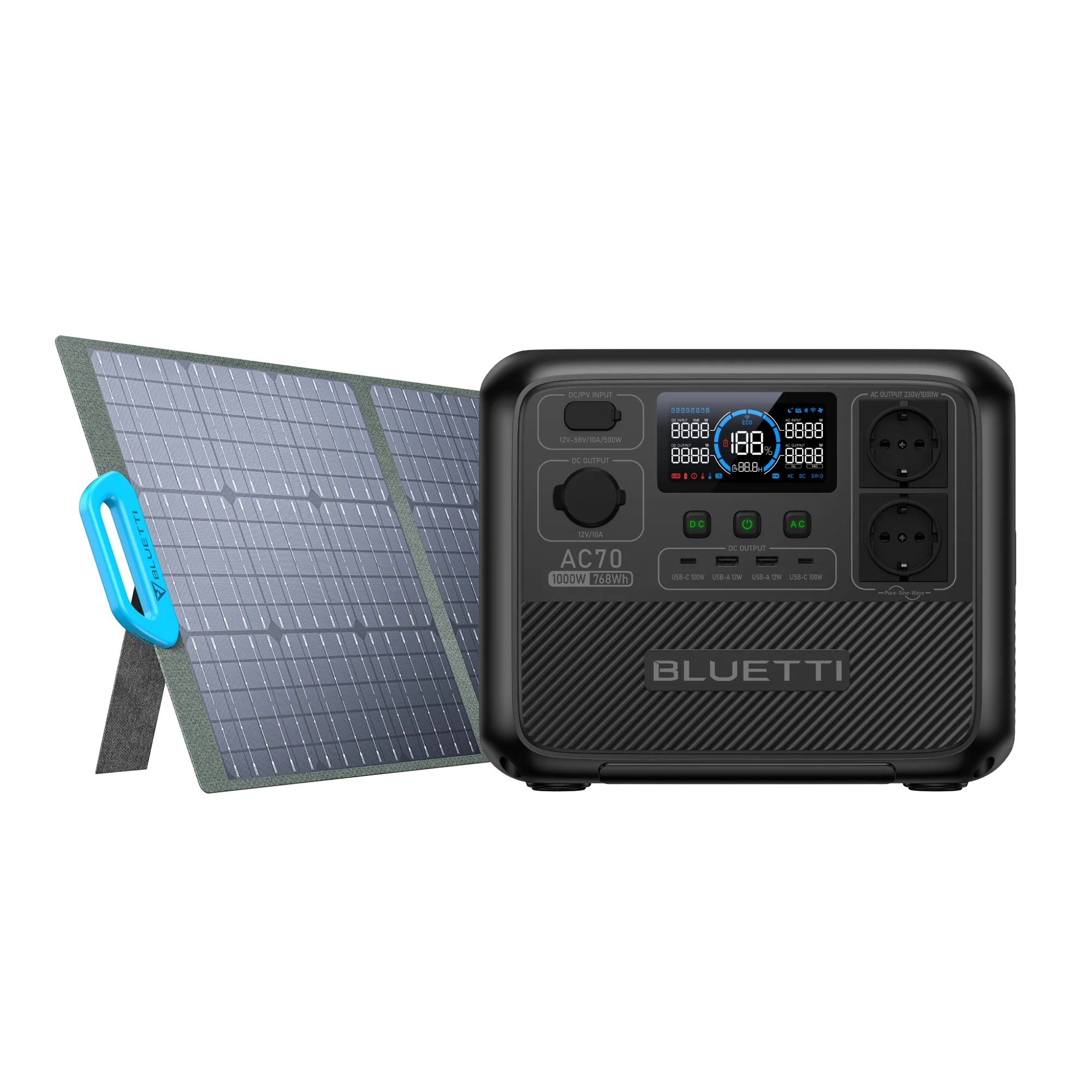 BLUETTI AC70 Station électrique portable | 1000 W / 768 Wh (AMZ) - Image 10