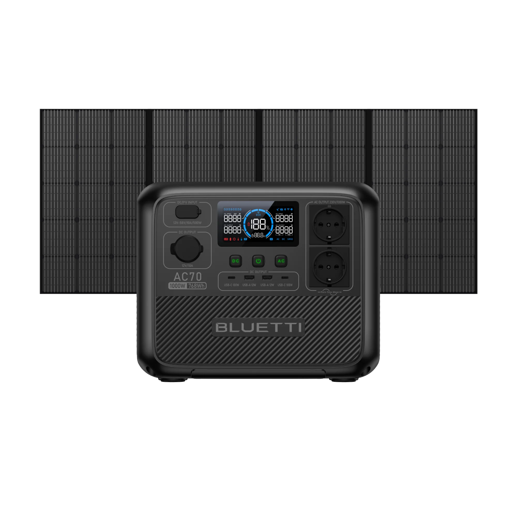 BLUETTI AC70 Station électrique portable | 1000 W, 768 Wh - Image 11