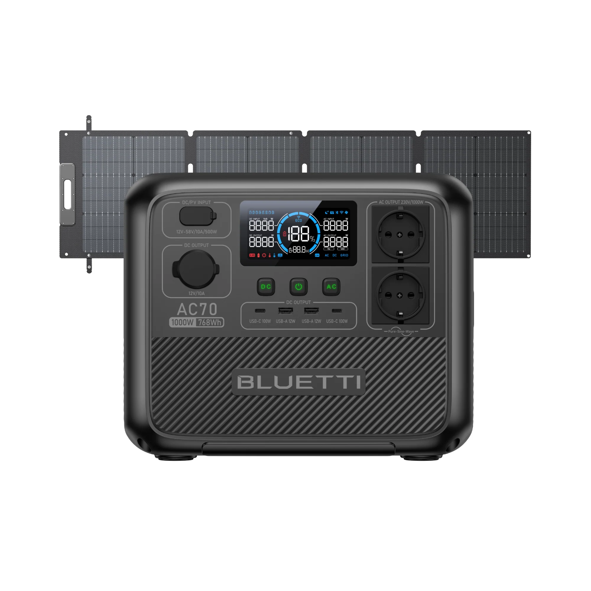 BLUETTI AC70 Station électrique portable | 1000 W / 768 Wh (AMZ) - Image 13