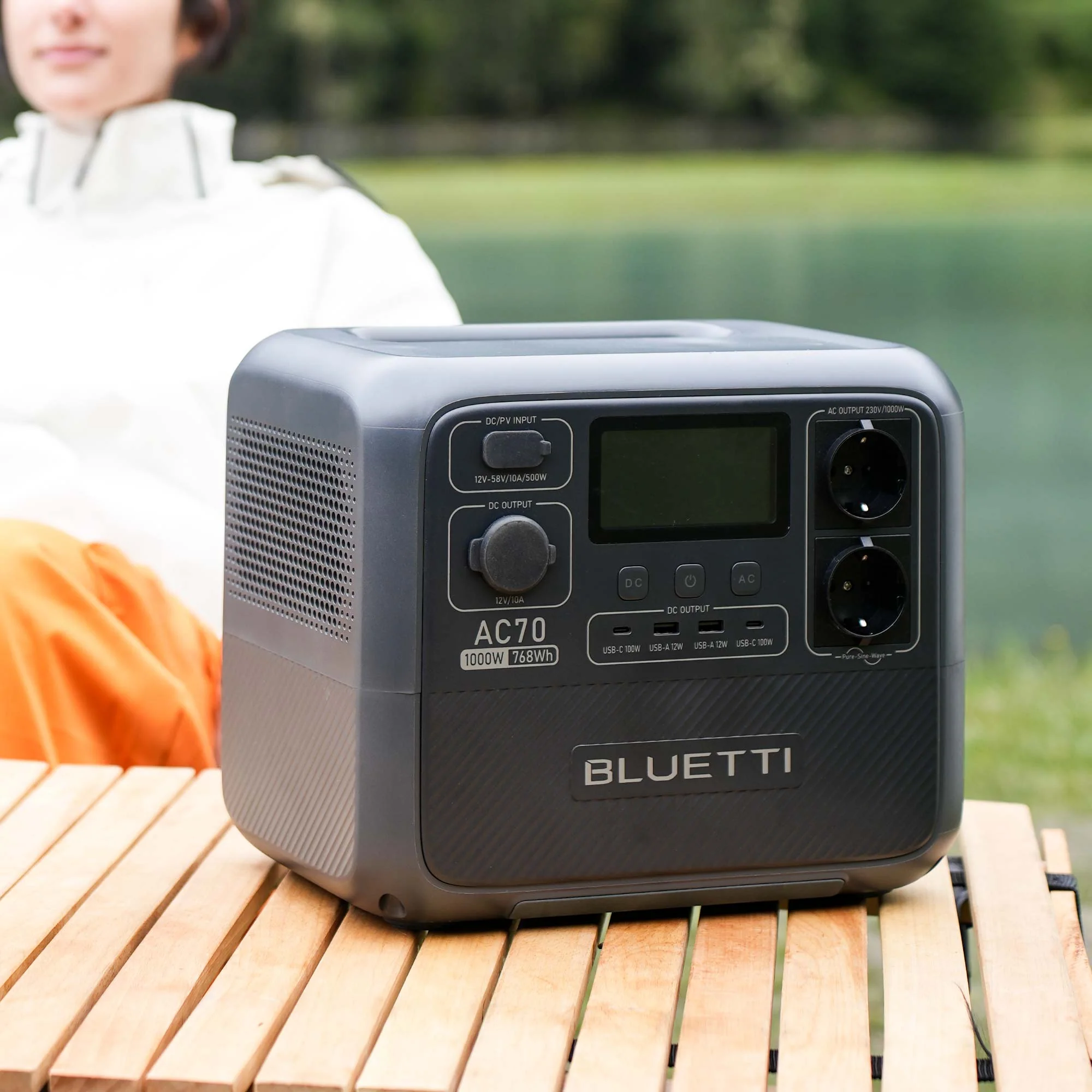 BLUETTI AC70 Station électrique portable | 1000 W, 768 Wh - Image 7