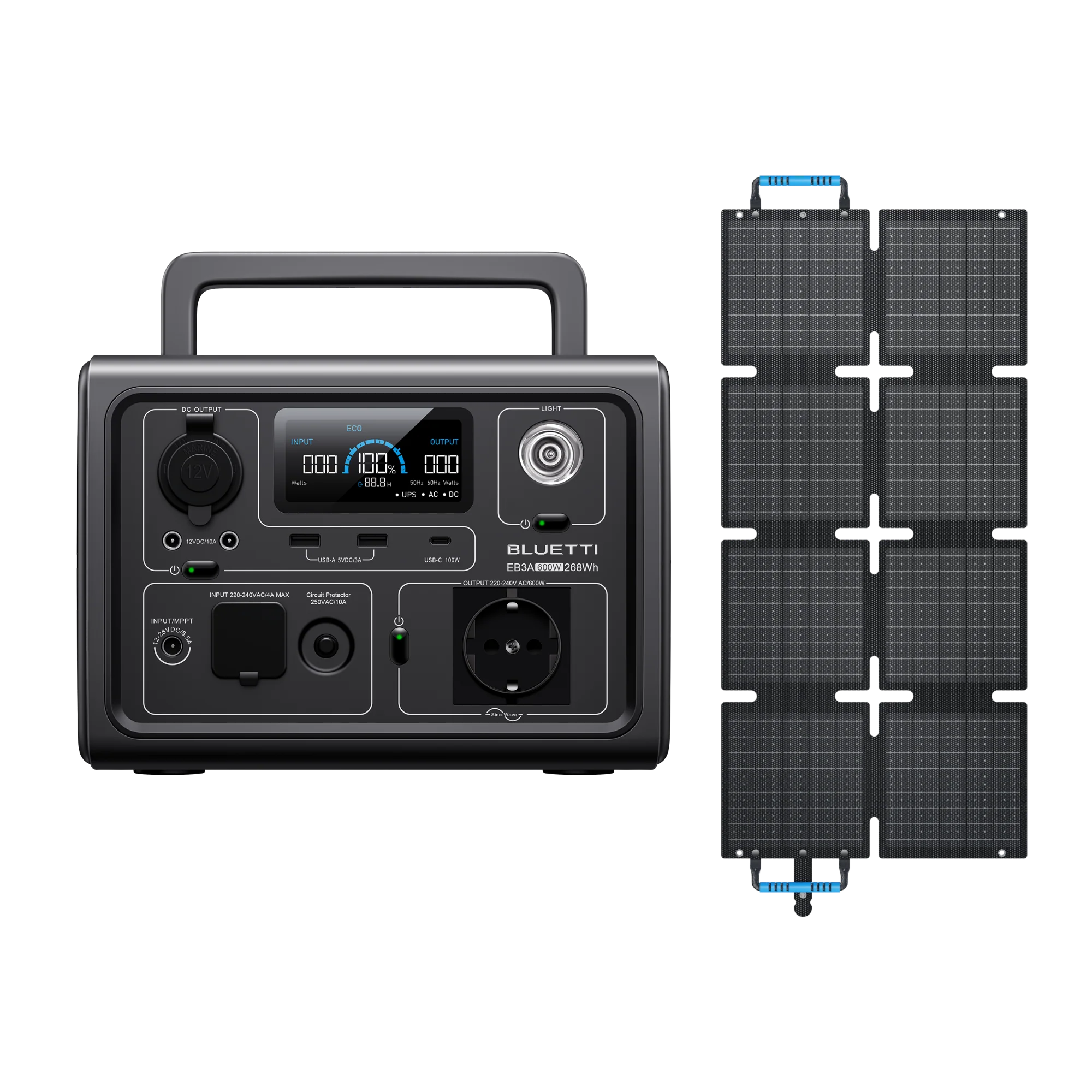 BLUETTI EB3A Station électrique portable | 600 W / 268 Wh-AMZ - Image 11