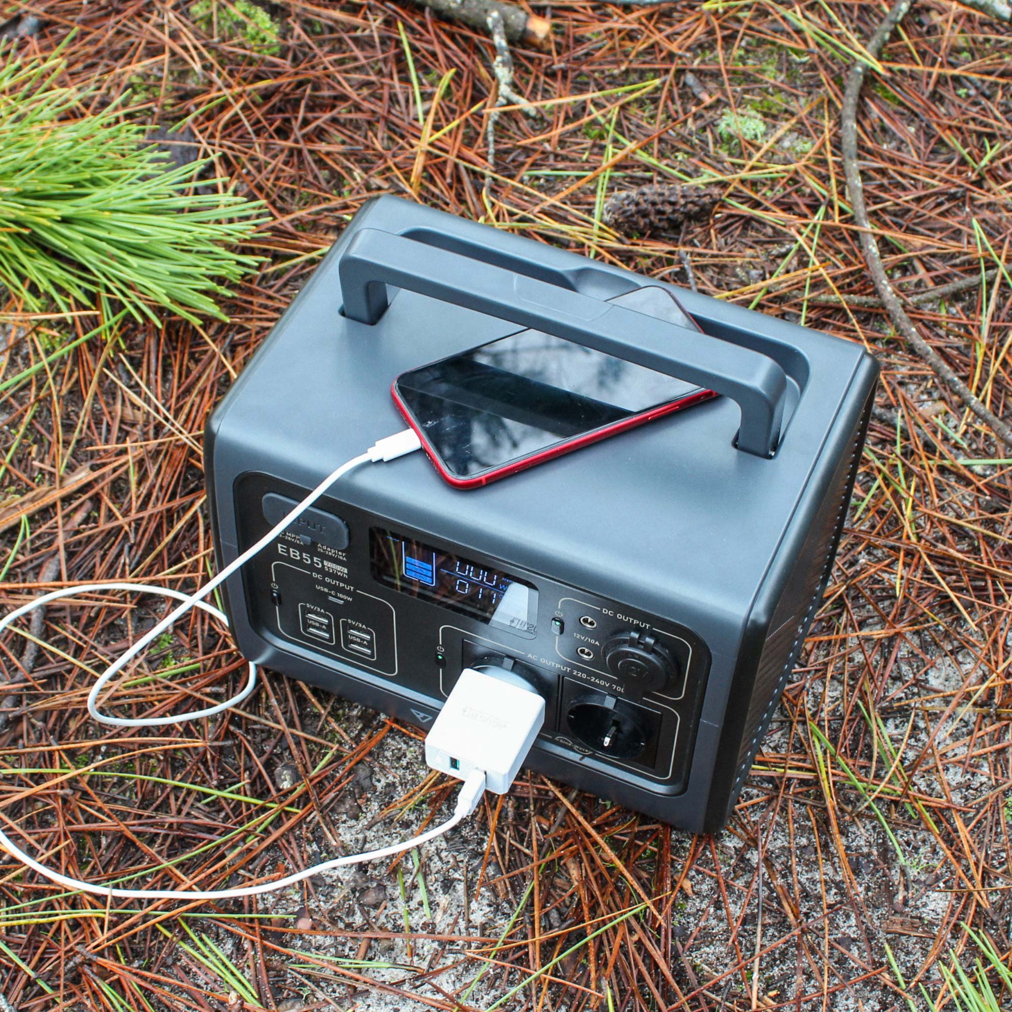 BLUETTI EB55 Station électrique portable | 700 W / 537 Wh - Image 3