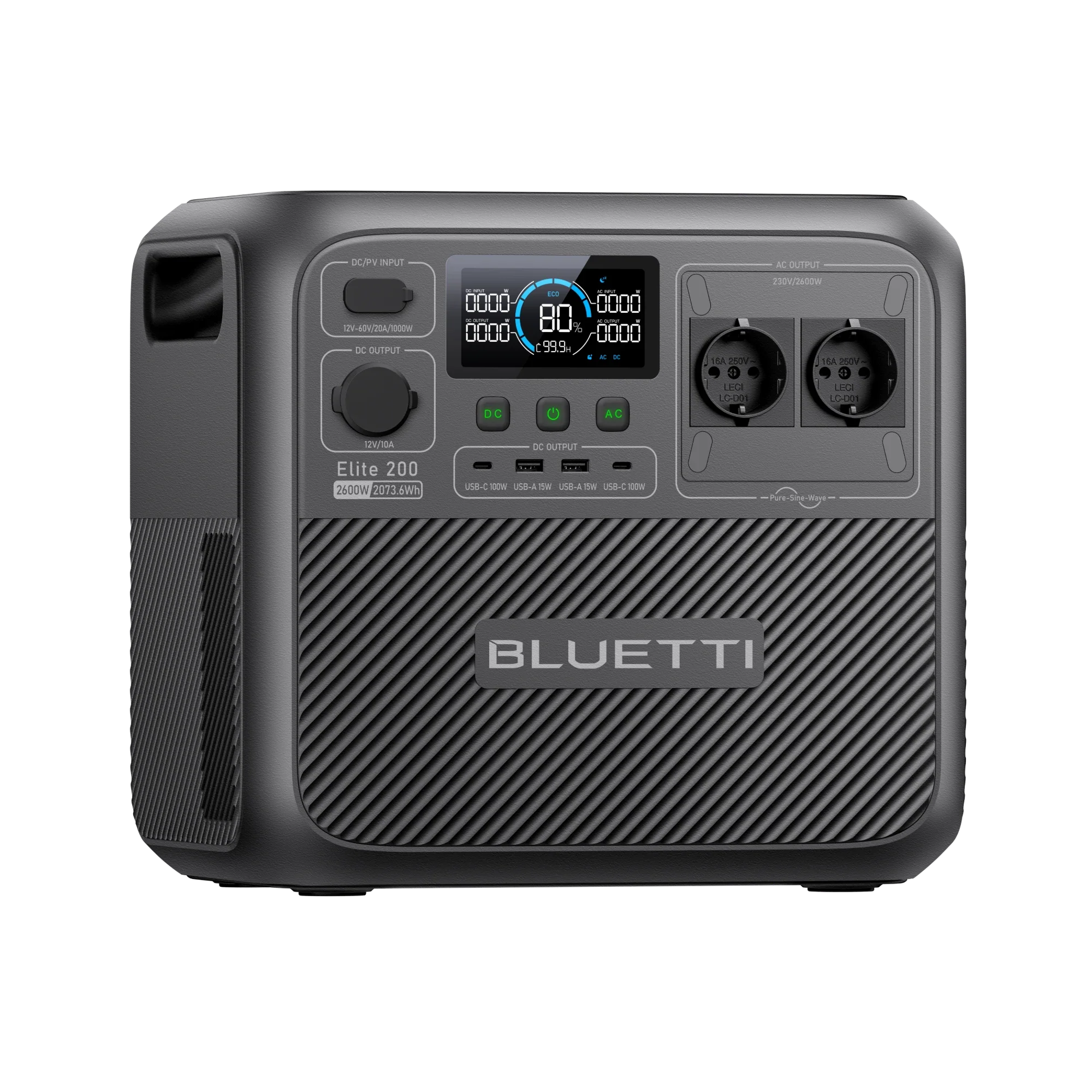 BLUETTI Elite 200 V2 Station électrique portable | 2 073,6 Wh, 2 600 W - Image 4