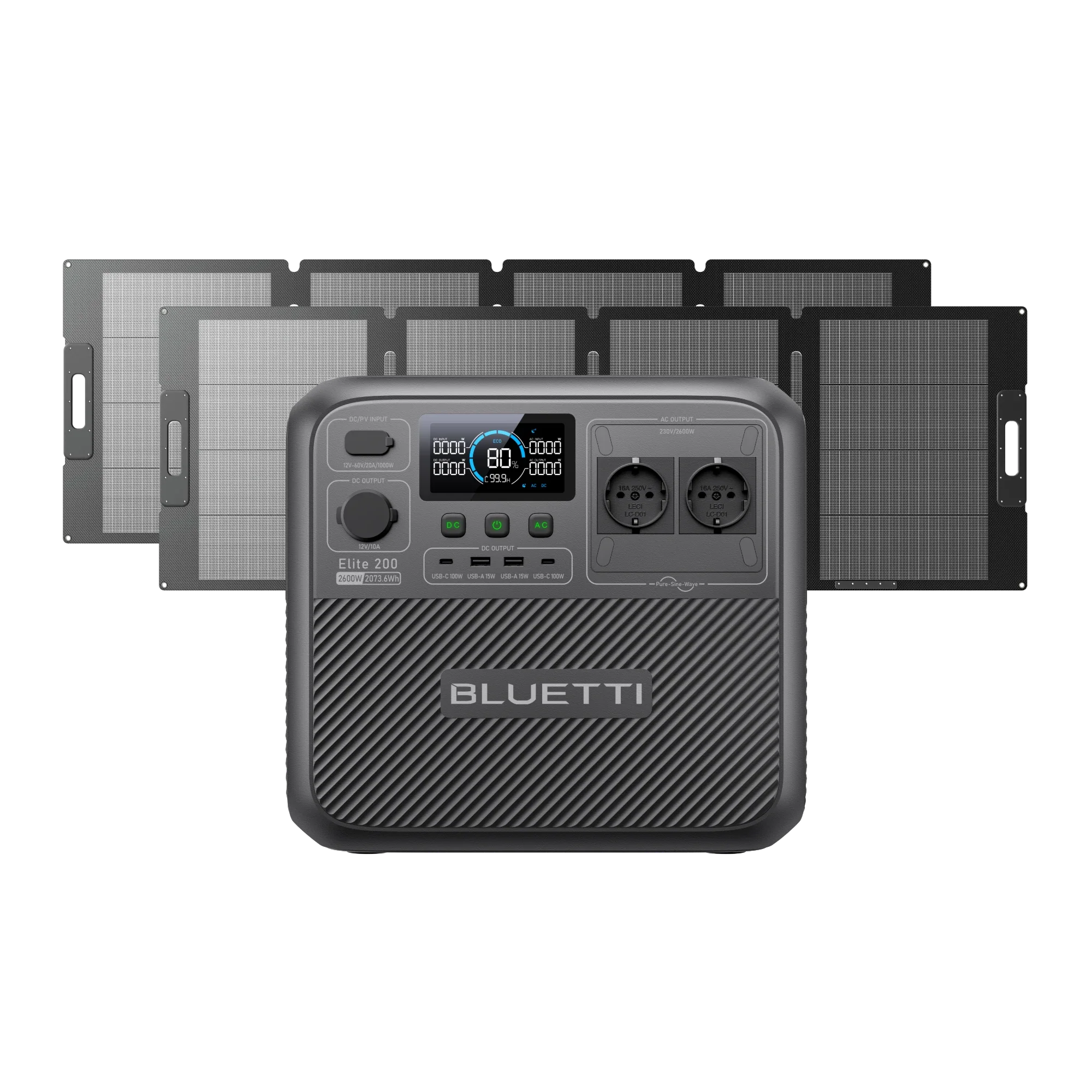 BLUETTI Elite 200 V2 Station électrique portable | 2073,6 Wh 2600 W（AMZ） - Image 8