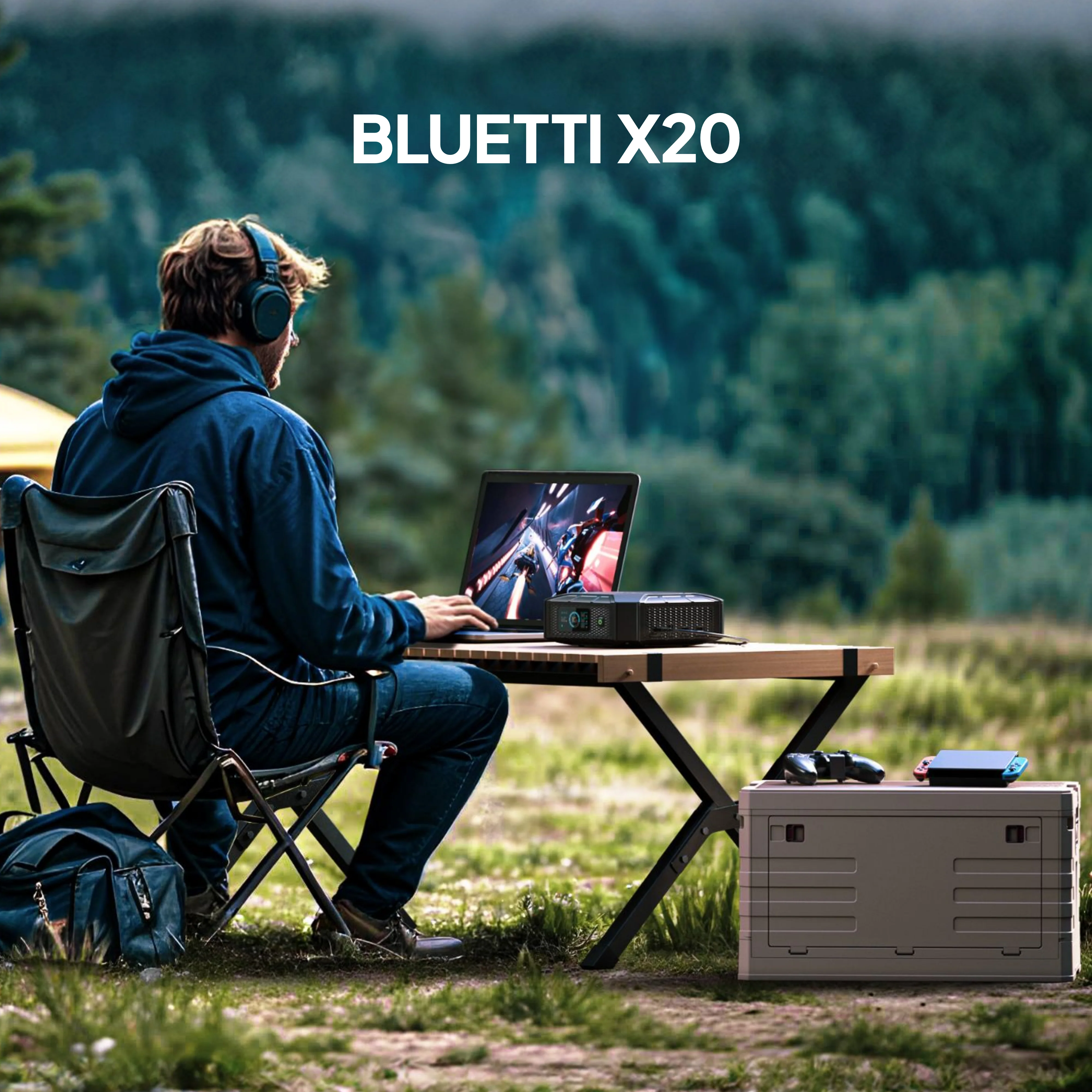 BLUETTI X20 Batterie externe portable pour laptop | 288 W 153,6 Wh（Amazon） - Image 7