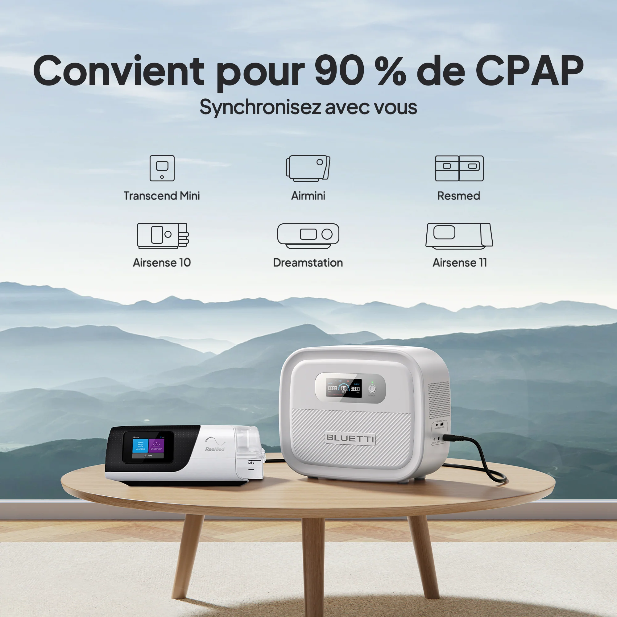 BLUETTI X60 Batterie externe CPAP de 614 Wh - Image 6
