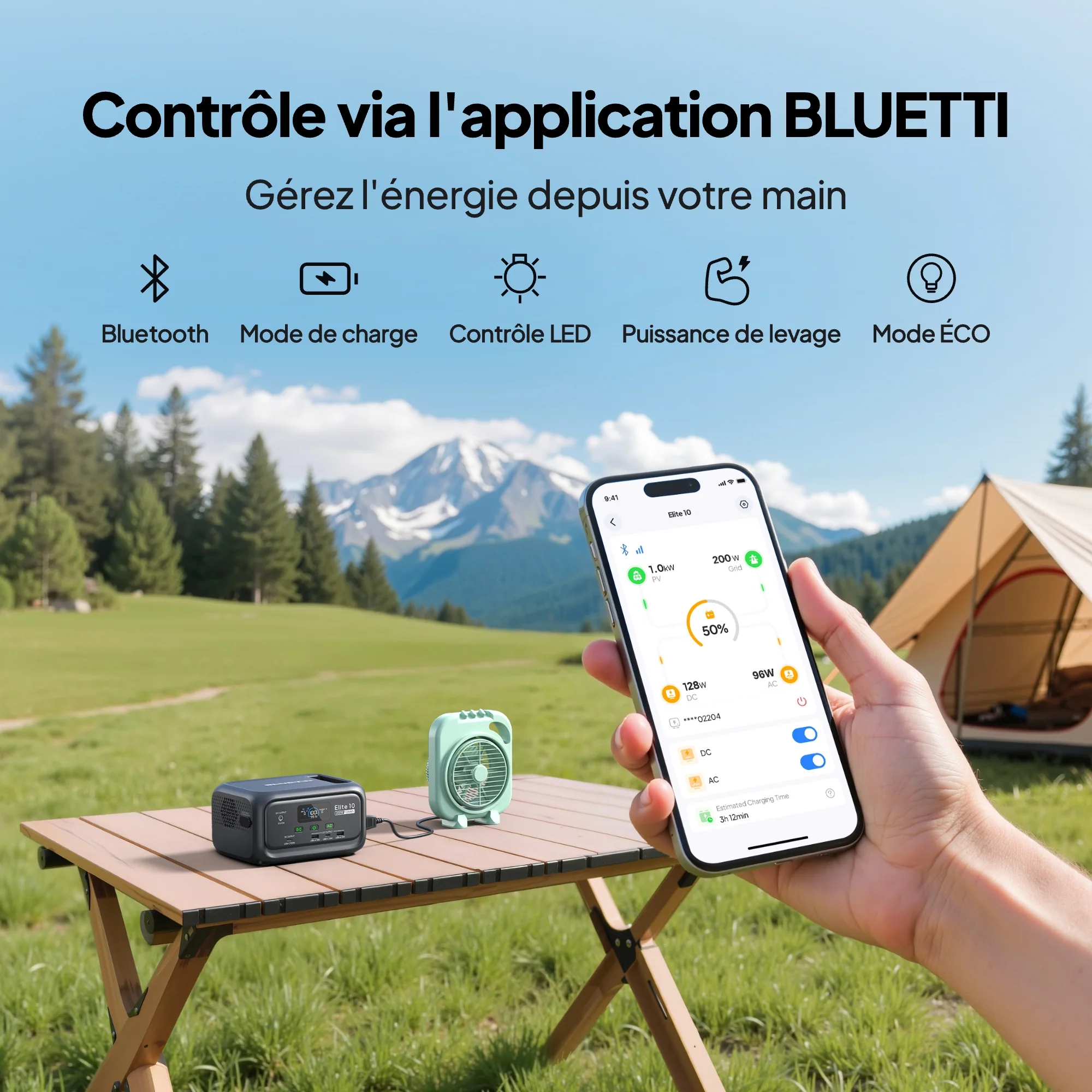 BLUETTI Elite 10 Mini Station Électrique - Image 26