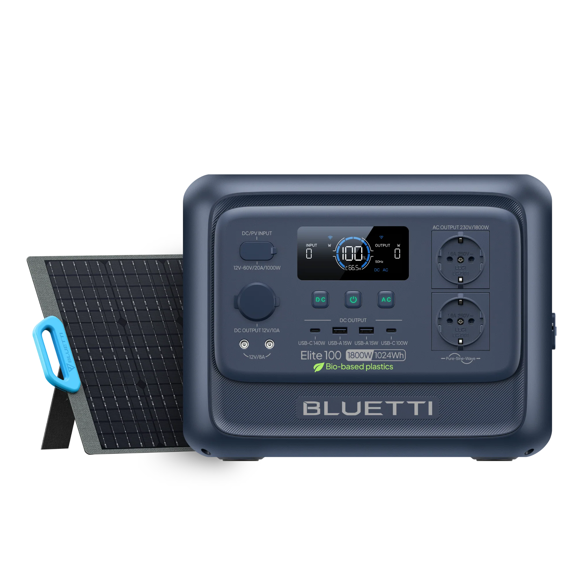 BLUETTI Elite 100 V2 Station électrique portable | 1 800 W, 1 024 Wh - Image 25