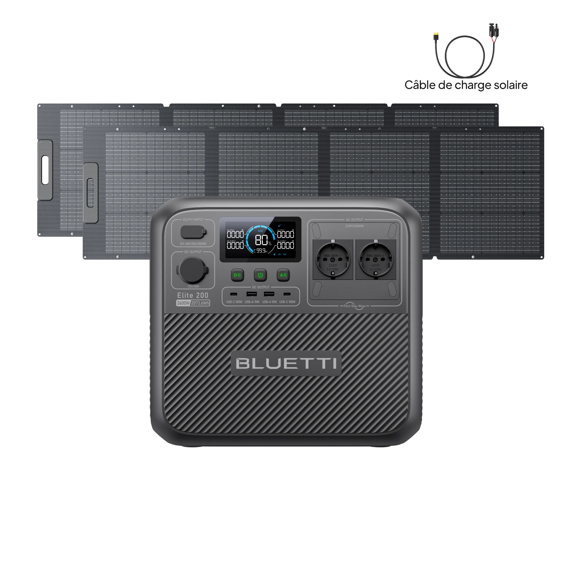 BLUETTI Elite 200 V2 Station électrique portable | 2 073,6 Wh, 2 600 W - Image 10