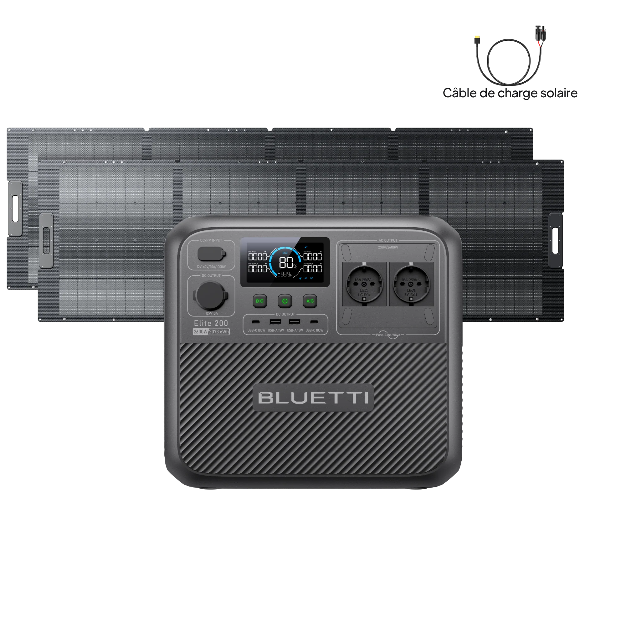 BLUETTI Elite 200 V2 Station électrique portable | 2 073,6 Wh, 2 600 W - Image 12
