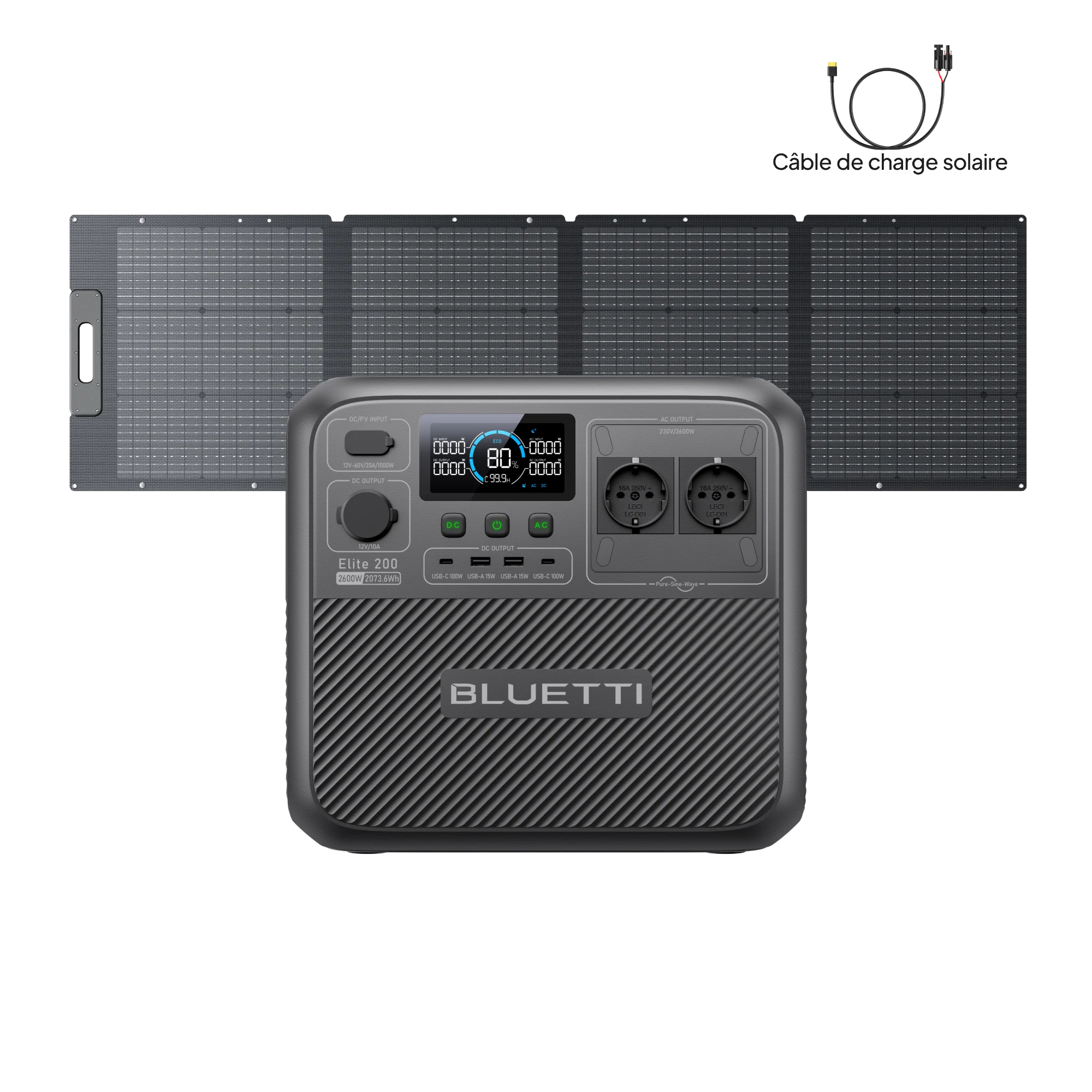 BLUETTI Elite 200 V2 Station électrique portable | 2 073,6 Wh, 2 600 W - Image 9