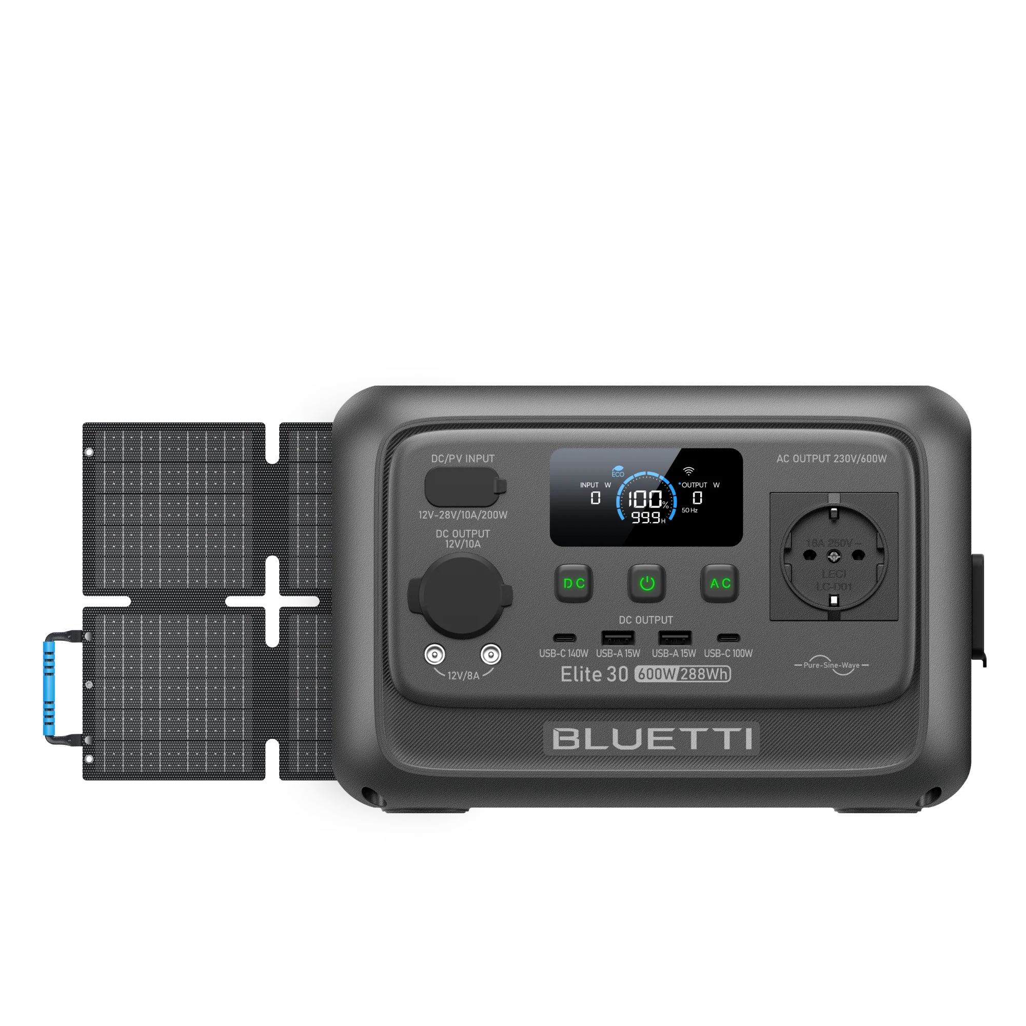 BLUETTI Elite 30 V2 Station électrique portable | 600 W  288 Wh - Image 10