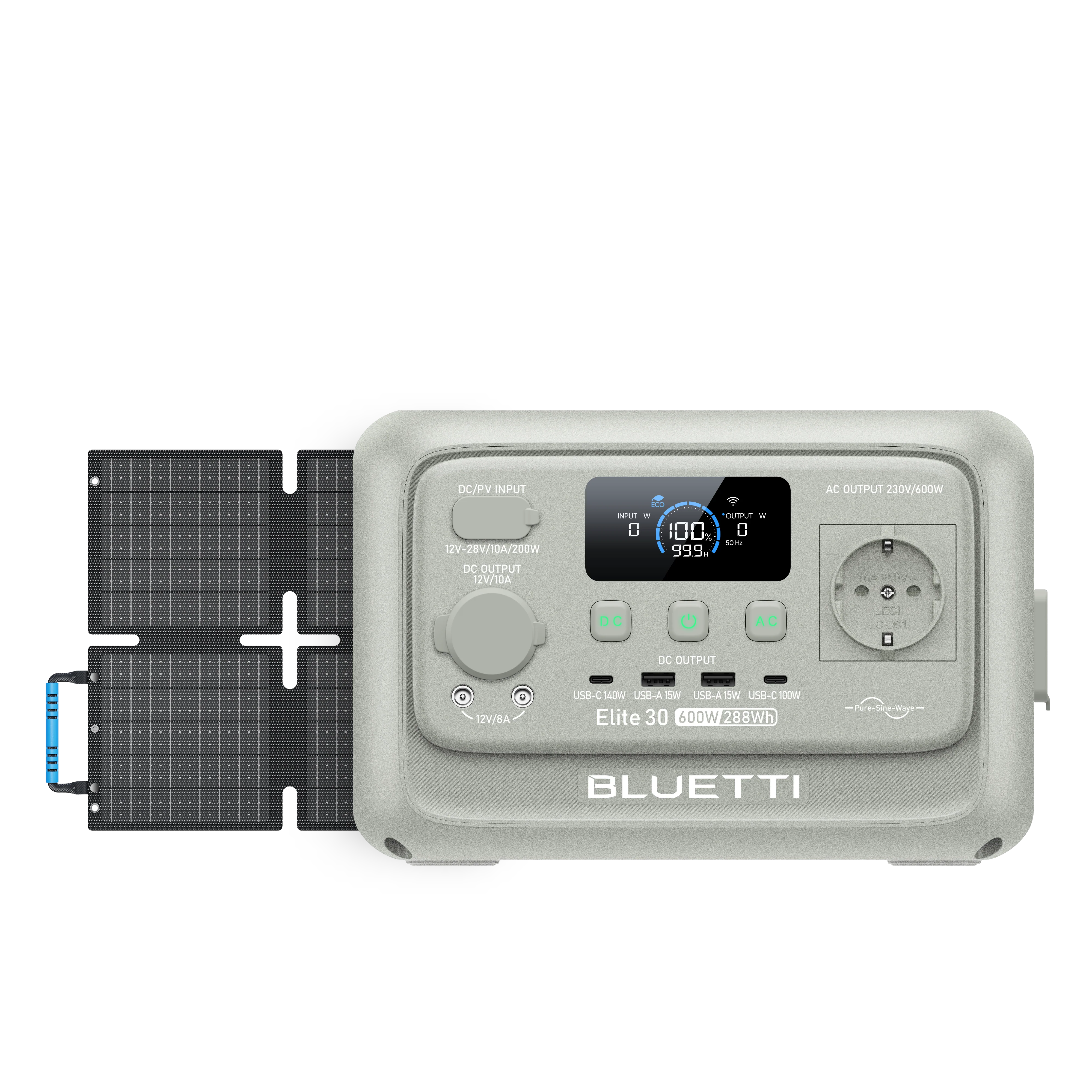 BLUETTI Elite 30 V2 Station électrique portable | 600 W  288 Wh - Image 24