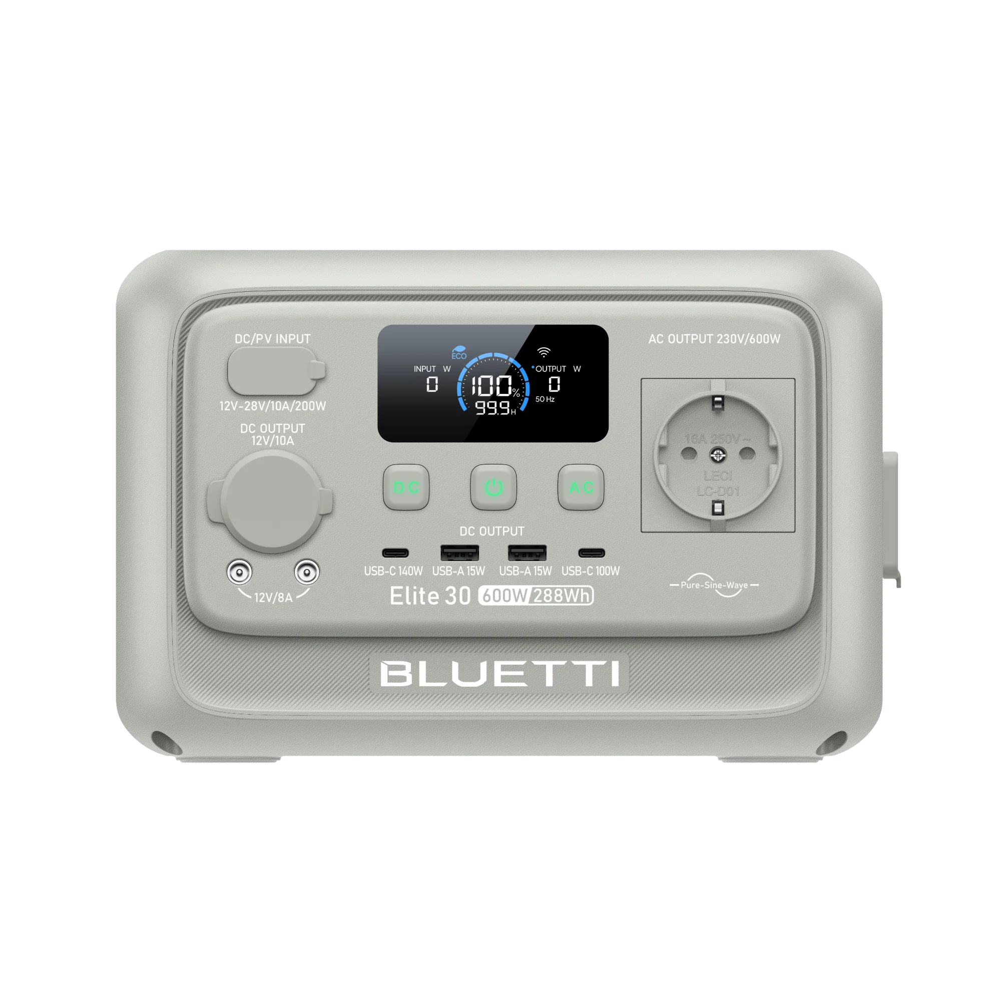 BLUETTI Elite 30 V2 Station électrique portable | 600 W  288 Wh - Image 3