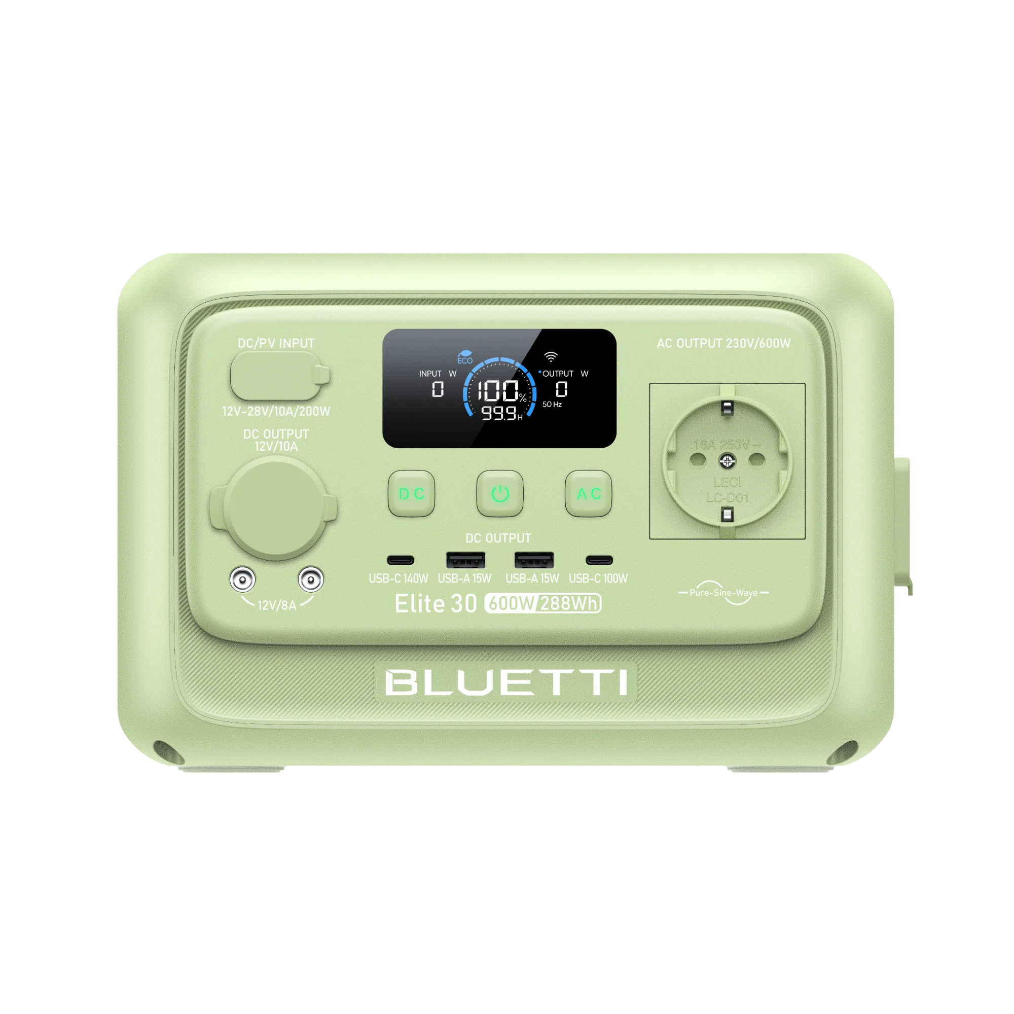 BLUETTI Elite 30 V2 Station électrique portable | 600 W  288 Wh - Image 4