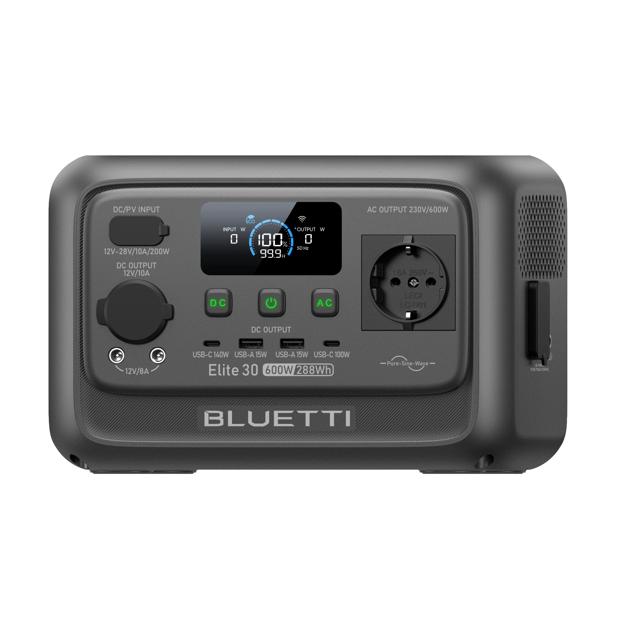 BLUETTI Elite 30 V2 Station électrique portable | 600 W  288 Wh - Image 6