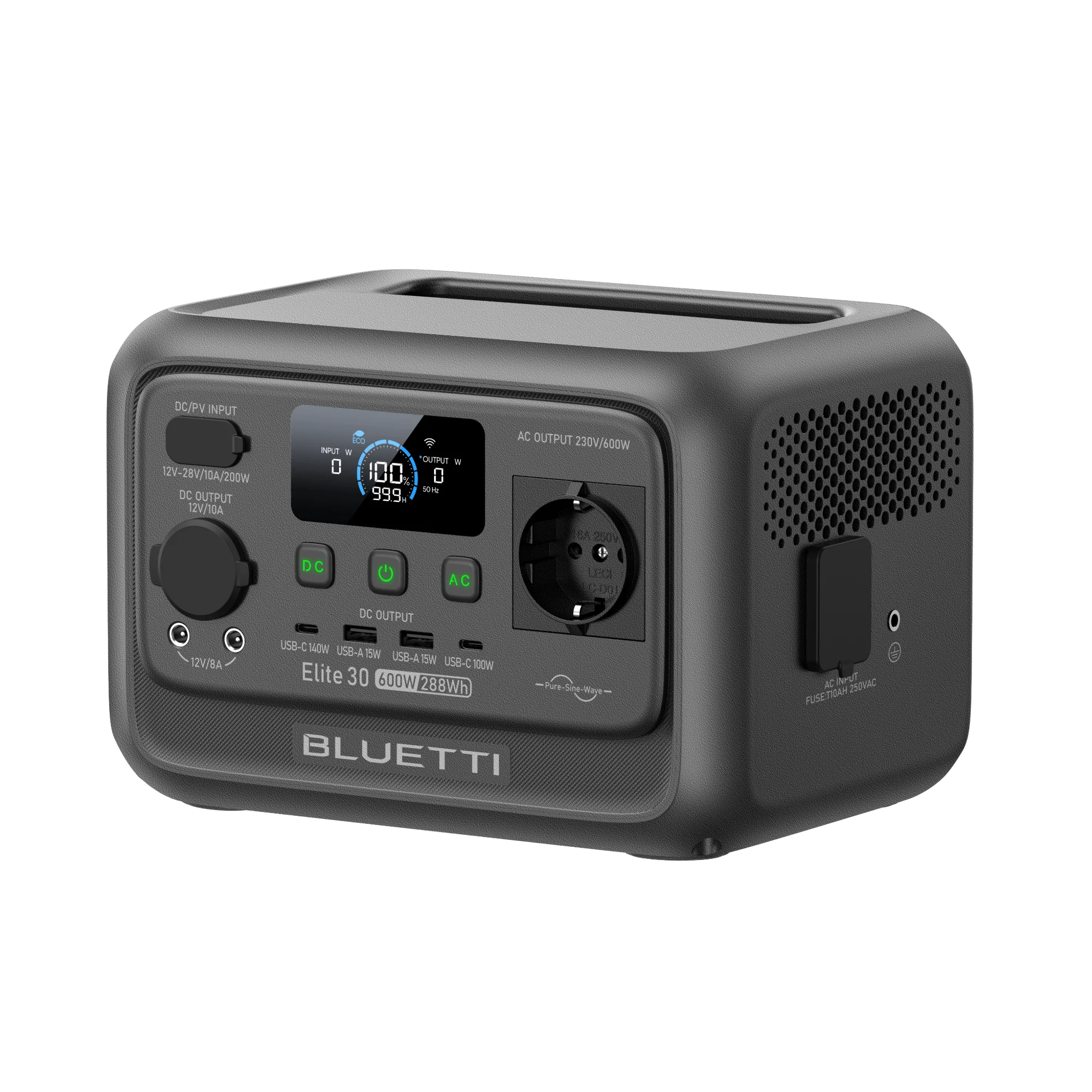 BLUETTI Elite 30 V2 Station électrique portable | 600 W  288 Wh - Image 8