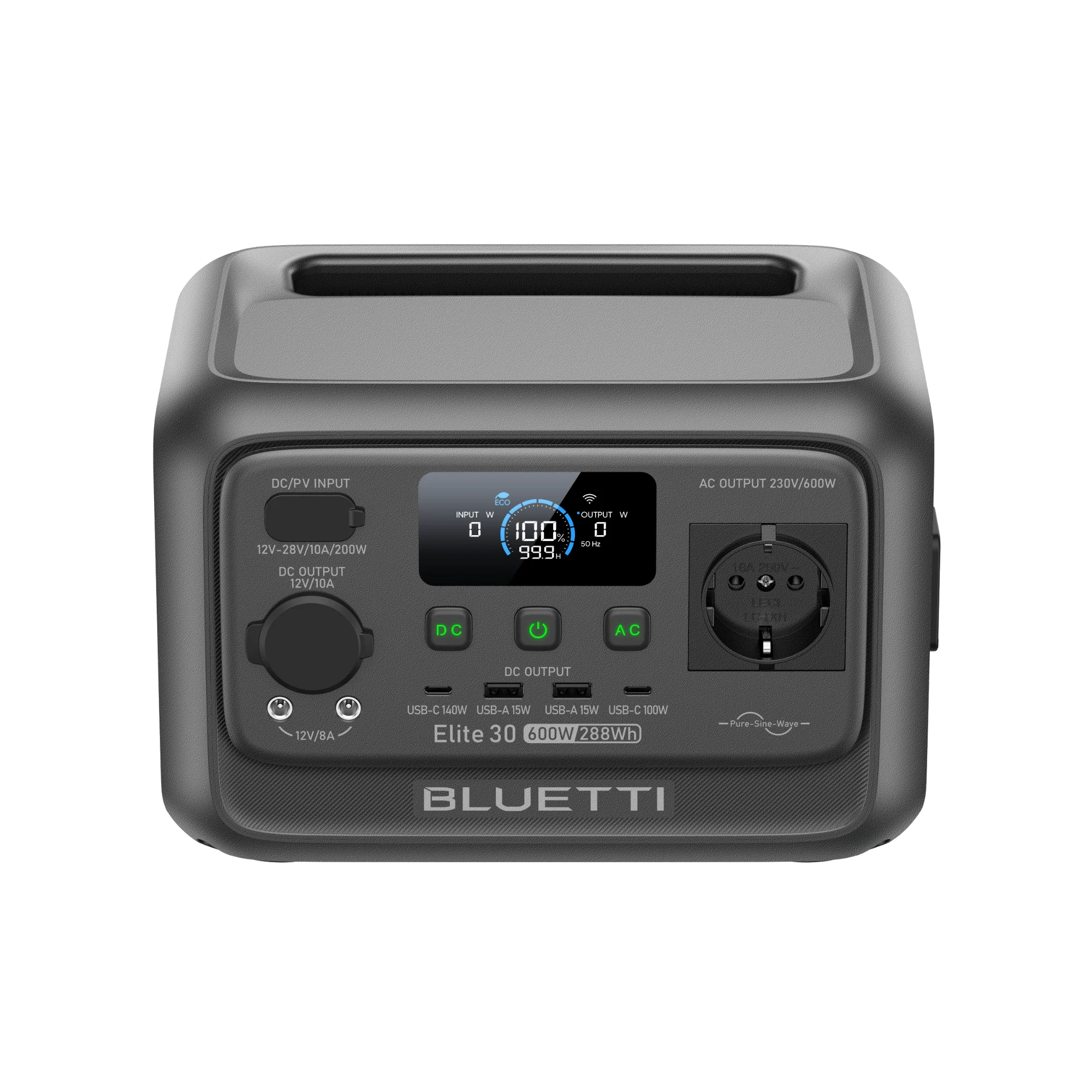 BLUETTI Elite 30 V2 Station électrique portable | 600 W  288 Wh - Image 9