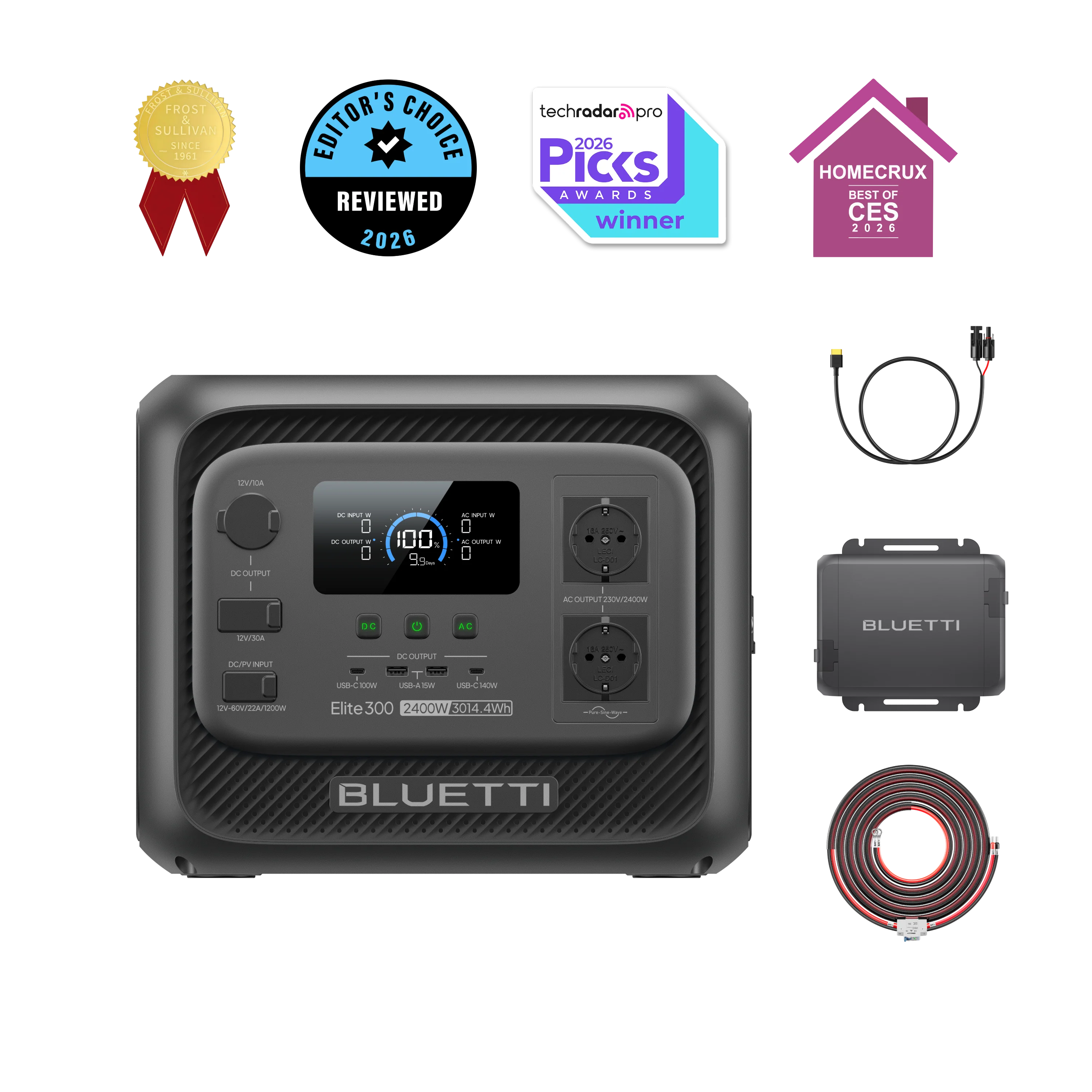 BLUETTI Elite 300 Station d’énergie portable | 2 400 W, 3 014,4 Wh - Image 11