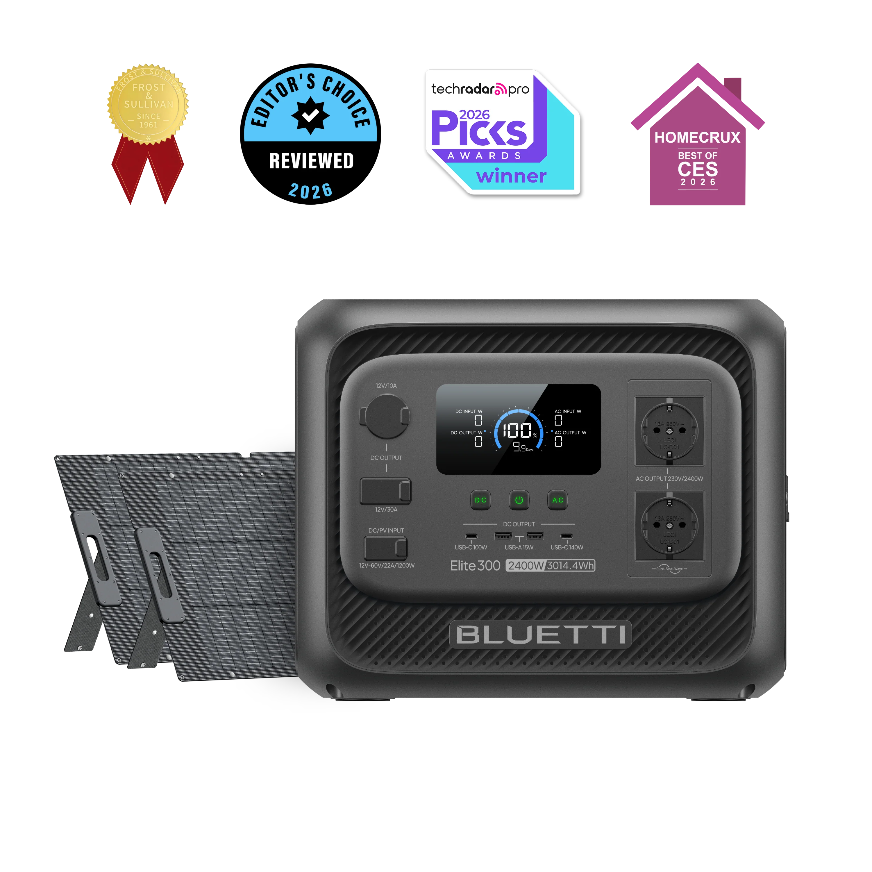 BLUETTI Elite 300 Station d’énergie portable | 2 400 W, 3 014,4 Wh（amazon） - Image 2