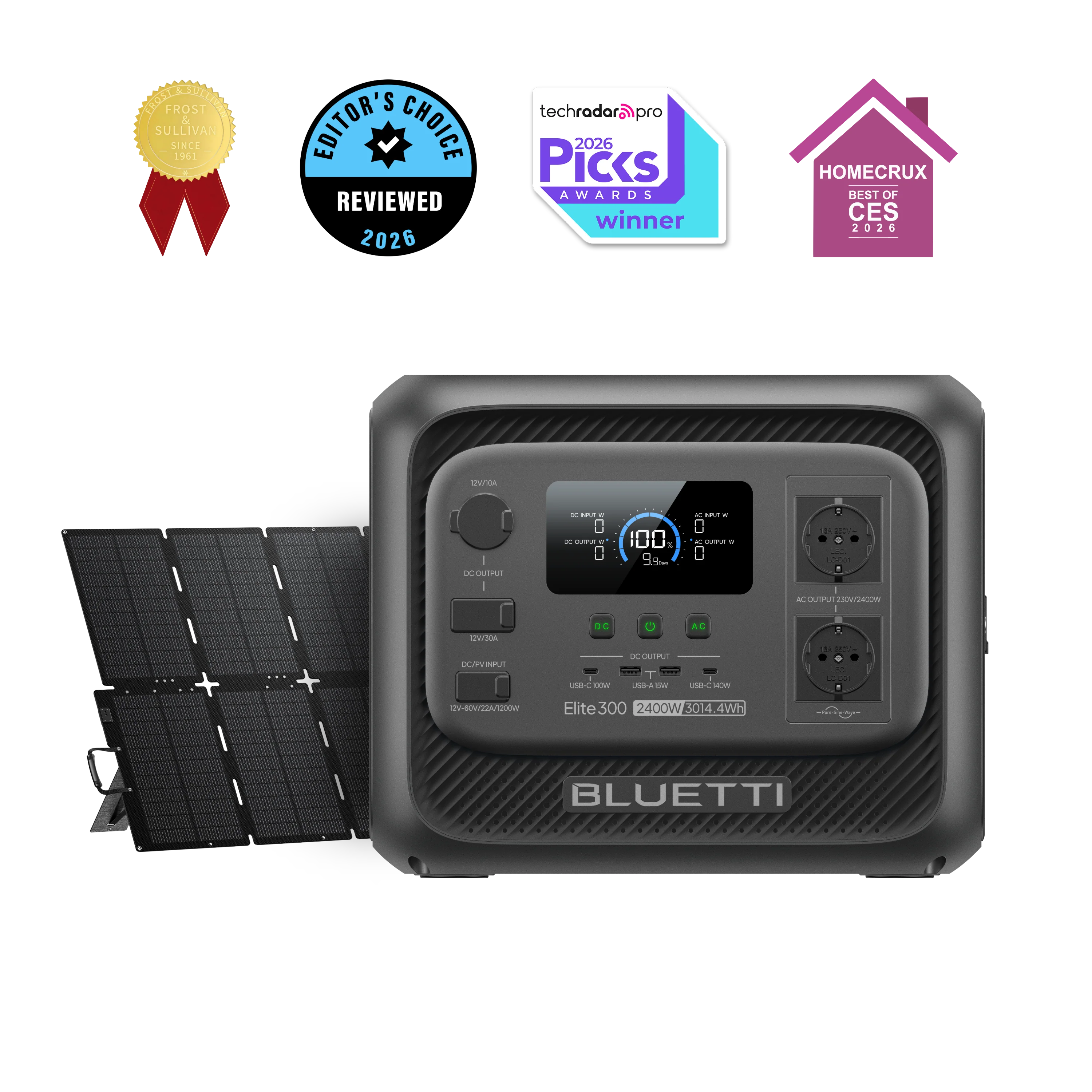 BLUETTI Elite 300 Station d’énergie portable | 2 400 W, 3 014,4 Wh - Image 10