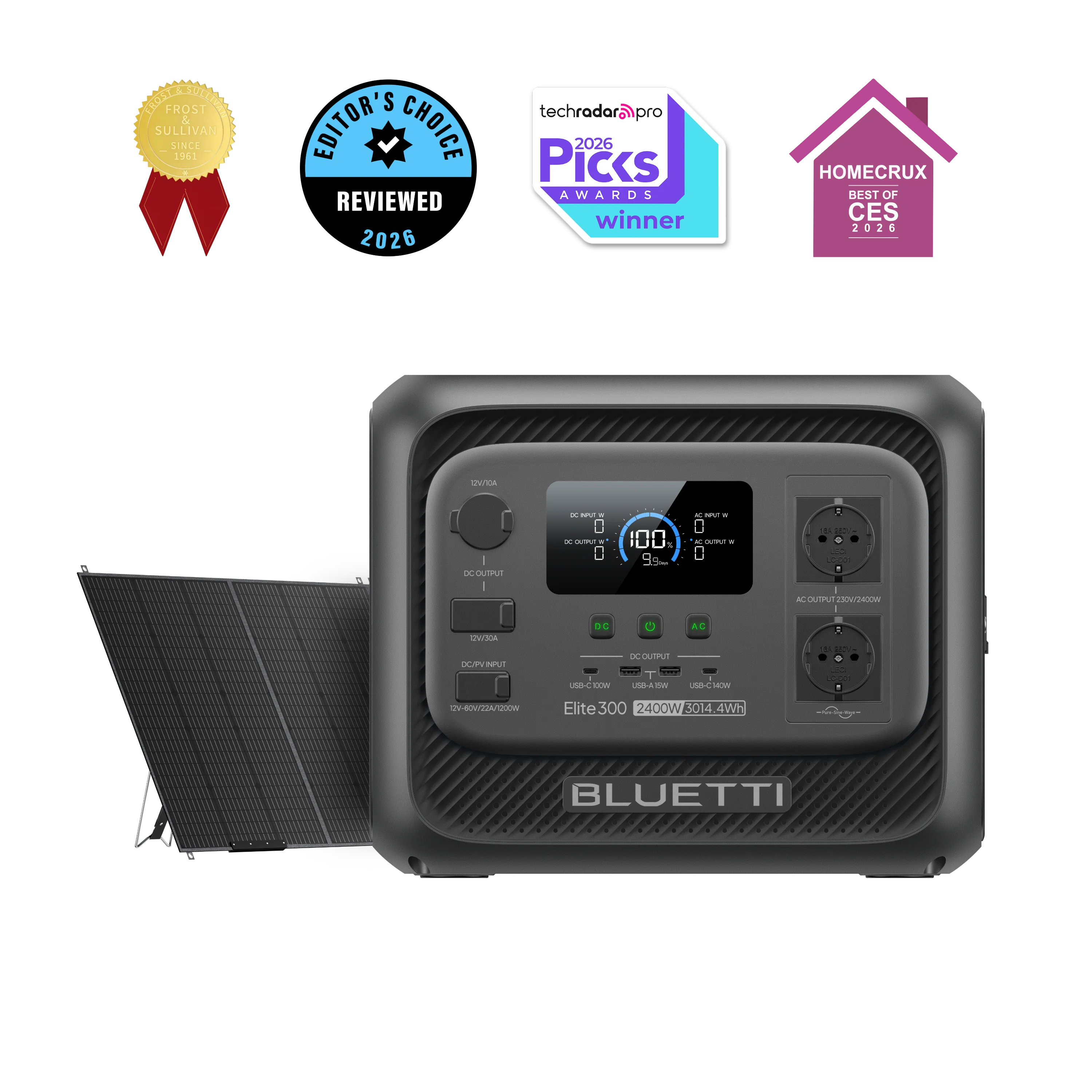 BLUETTI Elite 300 Station d’énergie portable | 2 400 W, 3 014,4 Wh - Image 9