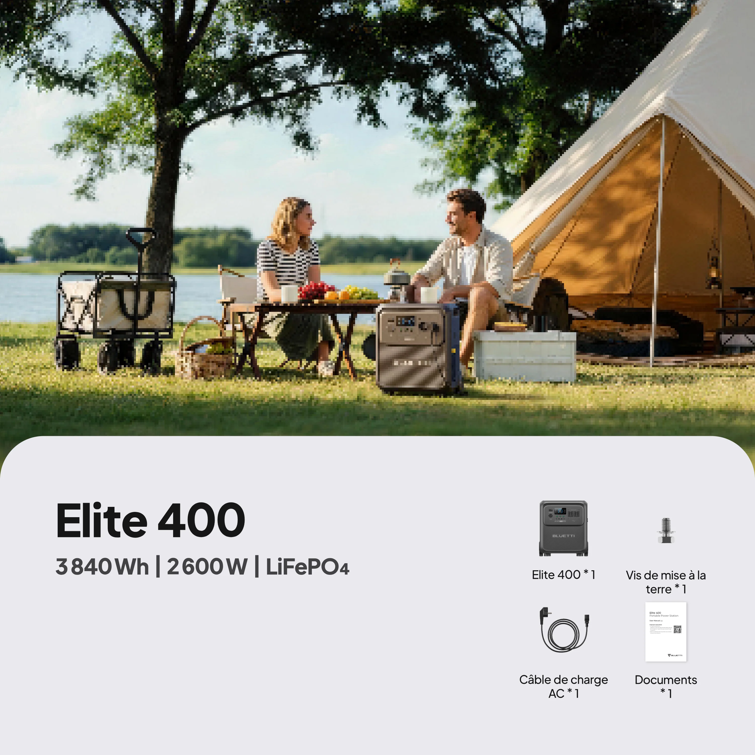 BLUETTI Elite 400 Station d’alimentation portable | 2 600 W 3 840 Wh - Image 19